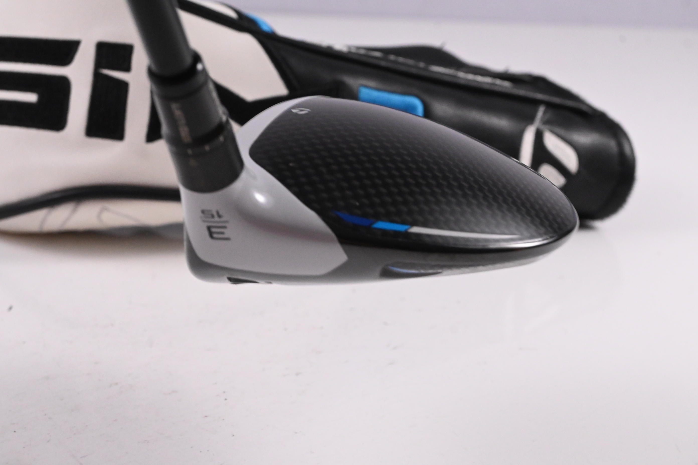 Taylormade SIM2 Ti #3 Wood / 15 Degree / Stiff Flex Tensei AV RAW Blue 65 Shaft
