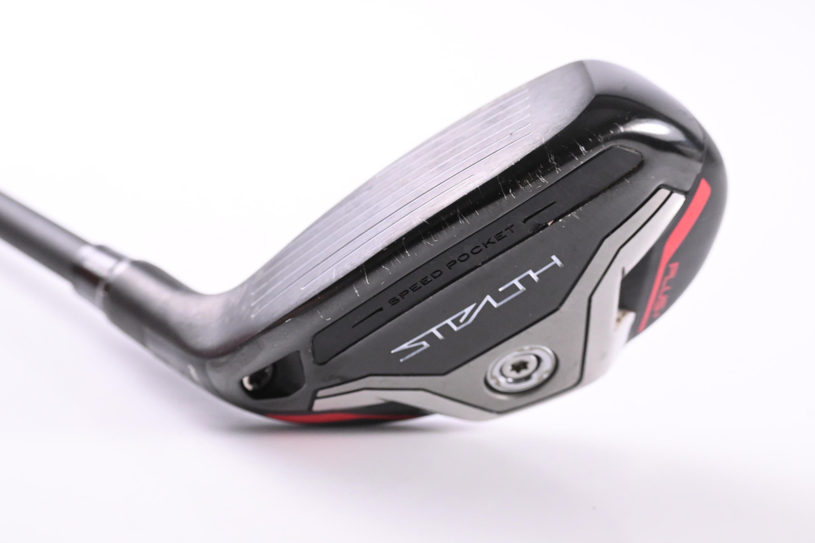 Left Hand Taylormade Stealth Plus #4 Hybrid / 22 Degree / Regular Flex Tensei AV