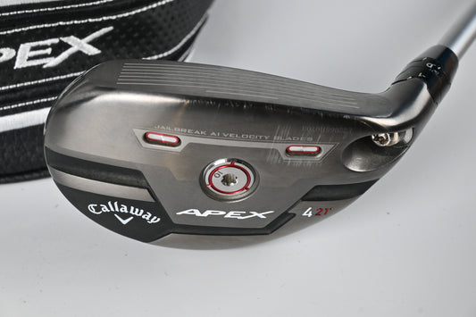 Callaway Apex UW 2021 #4 Hybrid / 21 Degree / Regular Flex Tensei CK Blue 70