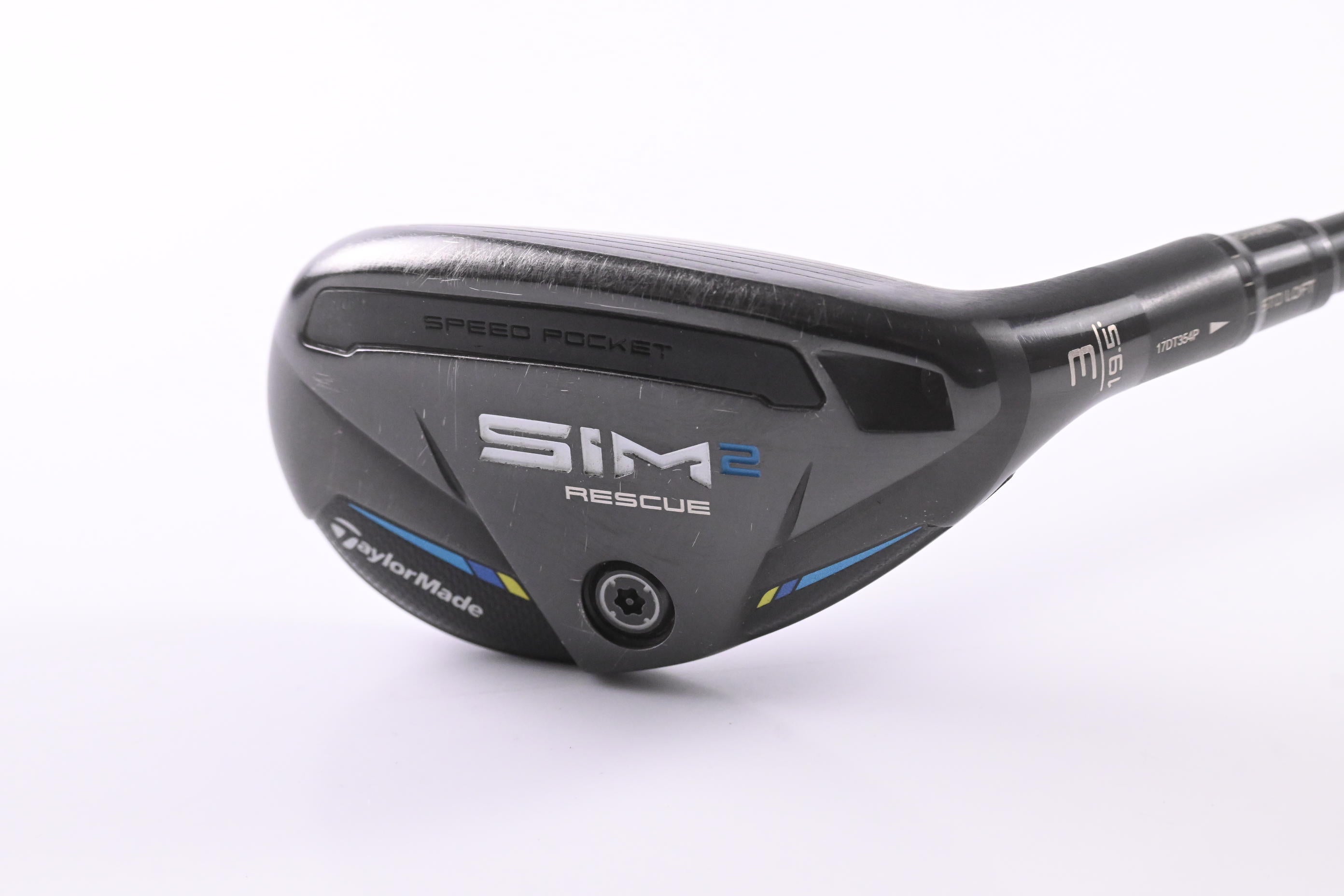 Taylormade SIM2 #3 Hybrid/ 19.5 Degree / Stiff Flex Tensei AV Blue 80 Shaft
