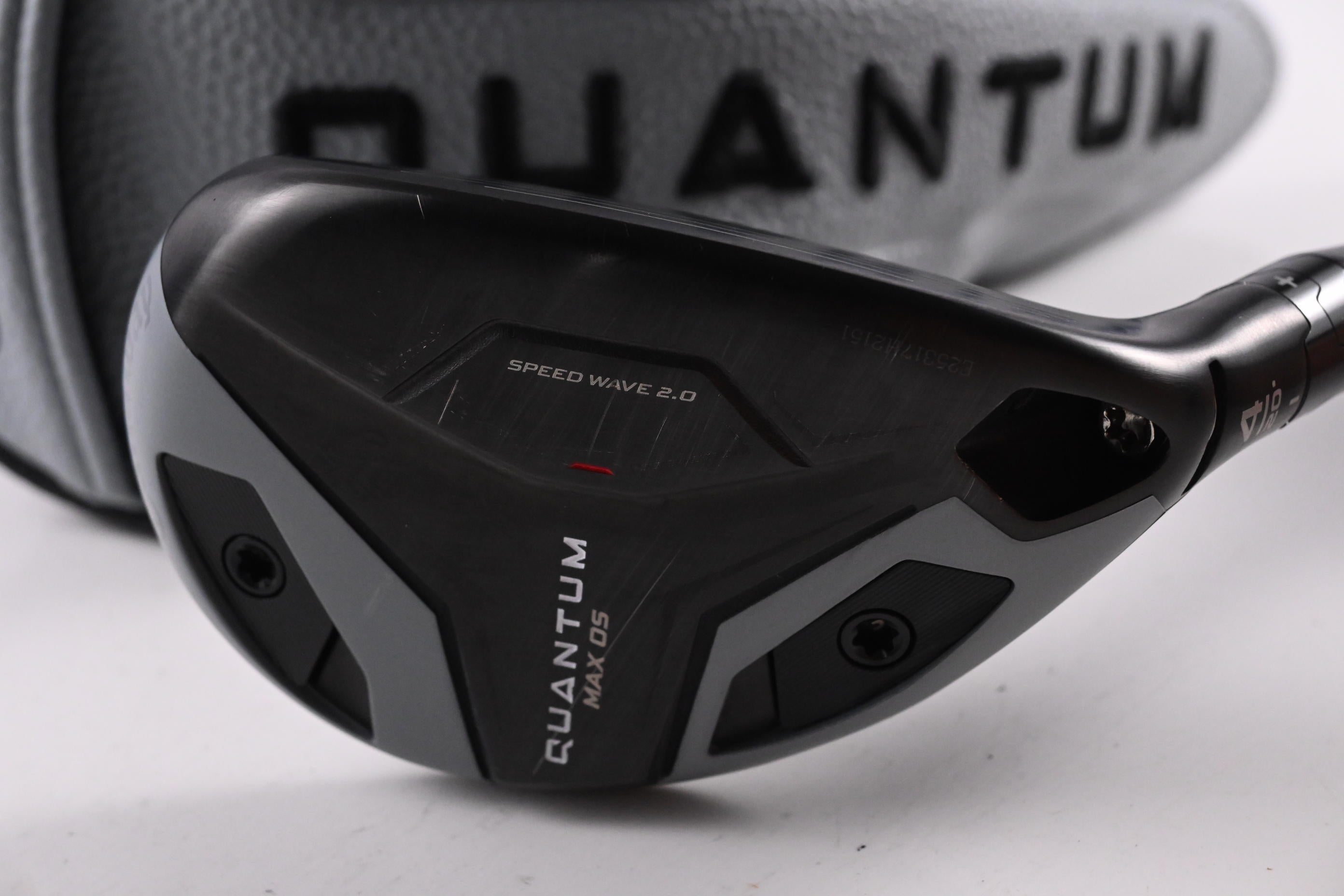 Callaway Quantum Max OS #4 Hybrid / 20 Degree / Stiff Flex Denali Frost Silver 70