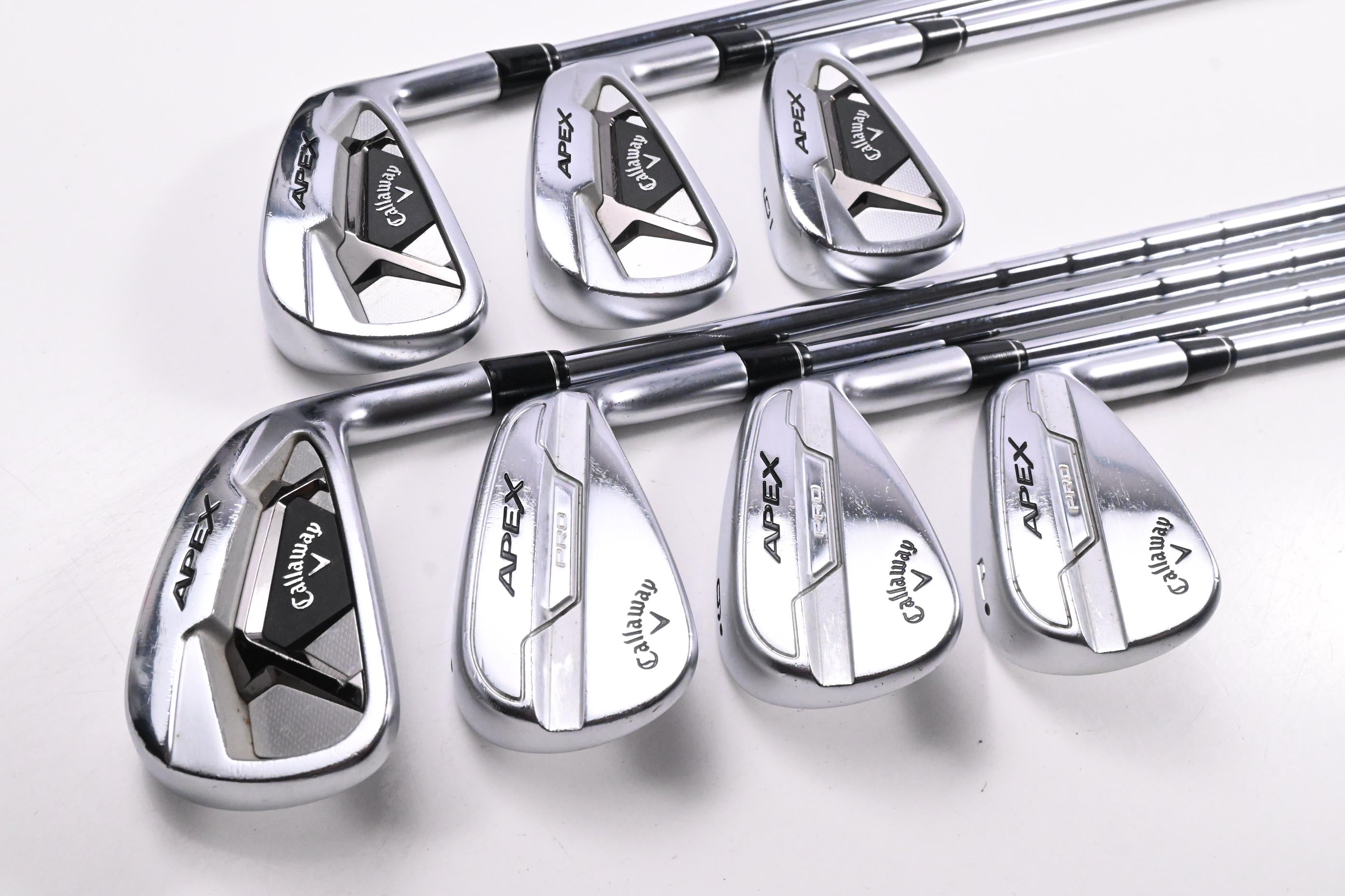 Callaway Apex 21 / Apex Pro Combo Irons / 4-PW / Stiff Flex KBS Tour-V 110