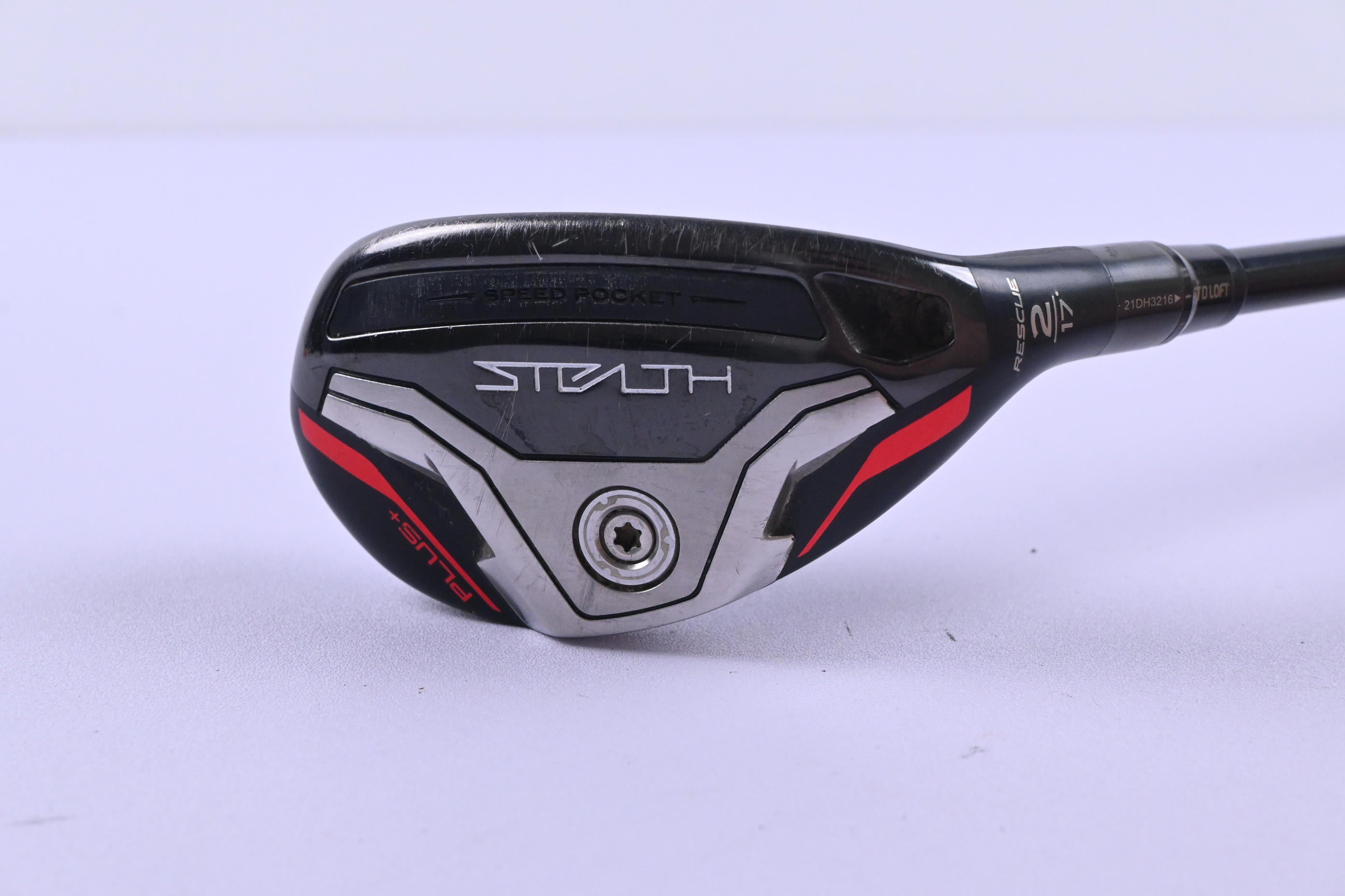 Taylormade Stealth Plus #2 Hybrid / 17 Degree / Stiff Flex HZRDUS Smoke Red RDX