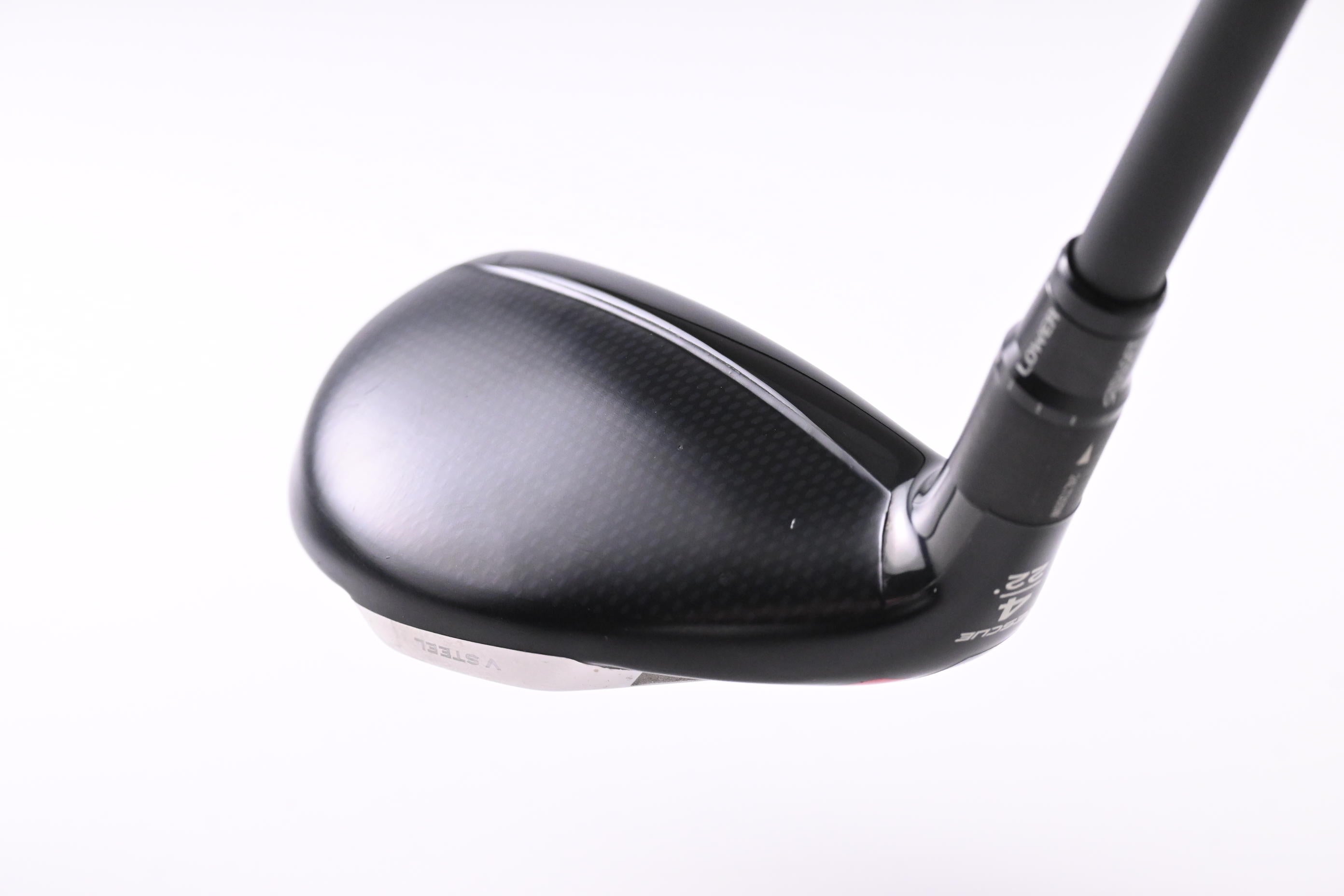 Left Hand Taylormade Stealth Plus #4 Hybrid / 22 Degree / Regular Flex Tensei AV