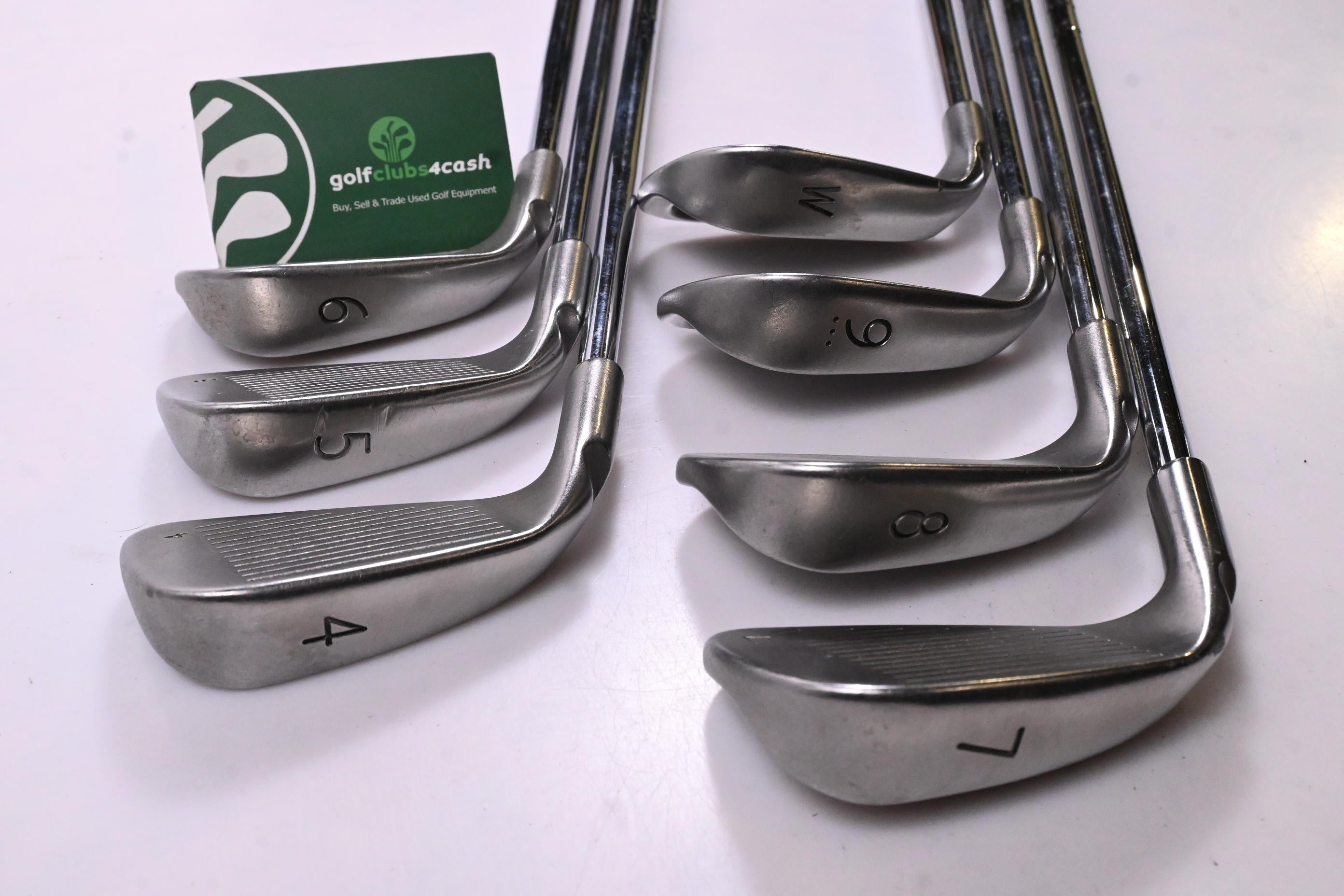 Ping i5 Irons / 4-PW / Green Dot / Stiff Flex Ping AWT Shafts