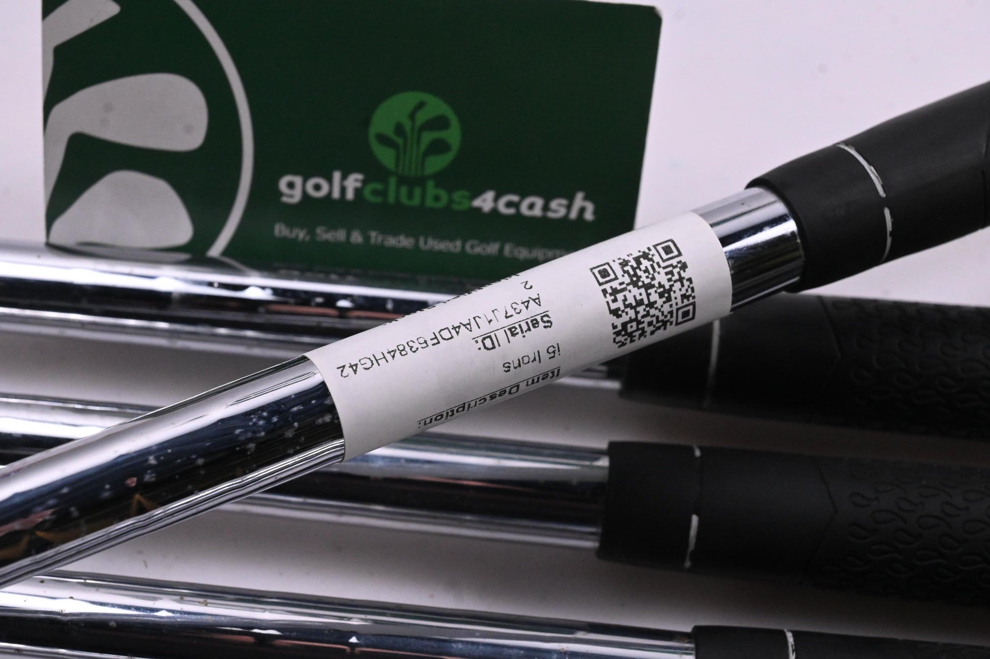 Ping i5 Irons / 4-PW / Green Dot / Stiff Flex Ping AWT Shafts