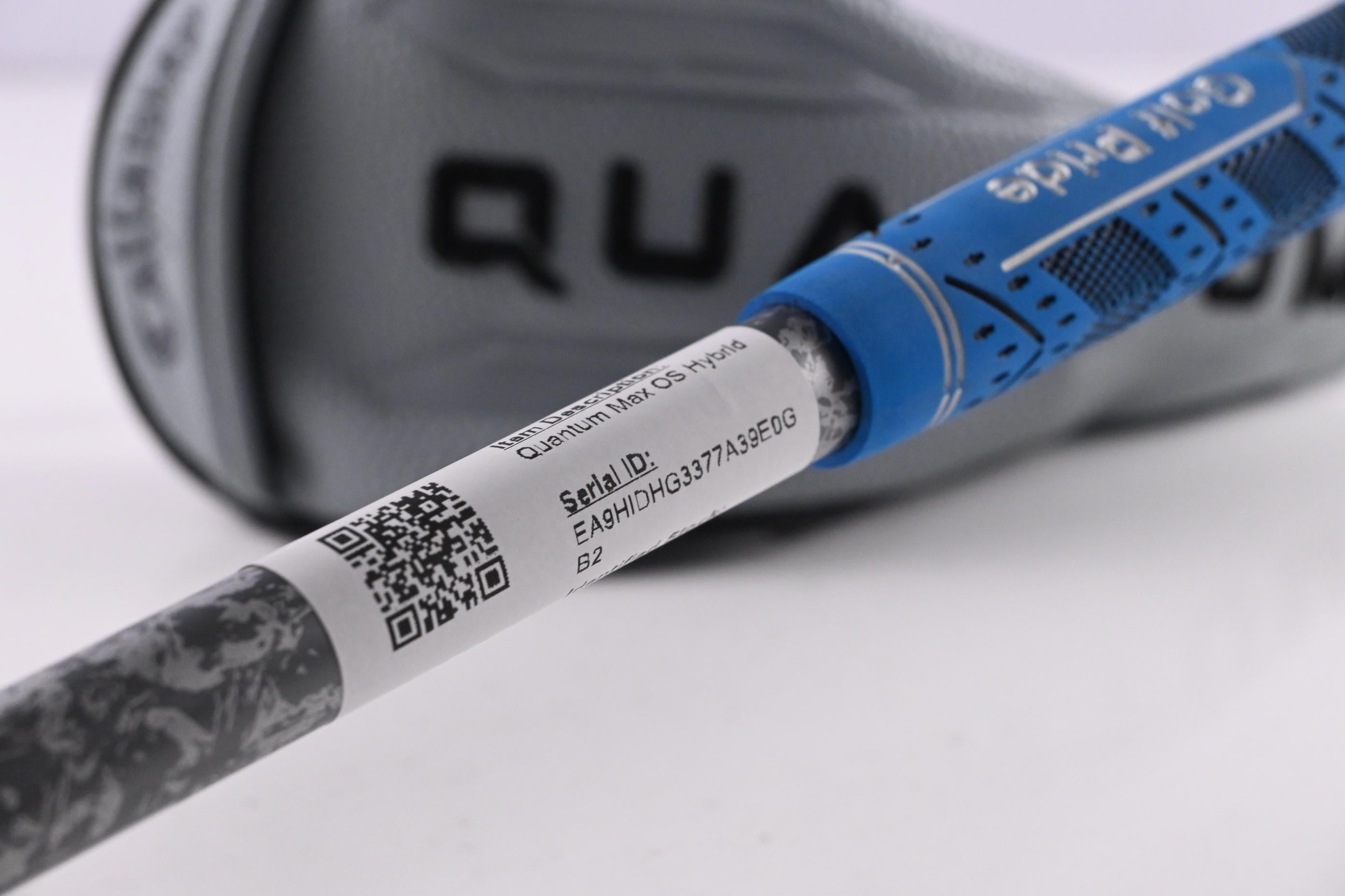 Callaway Quantum Max OS #4 Hybrid / 20 Degree / Stiff Flex Denali Frost Silver 70