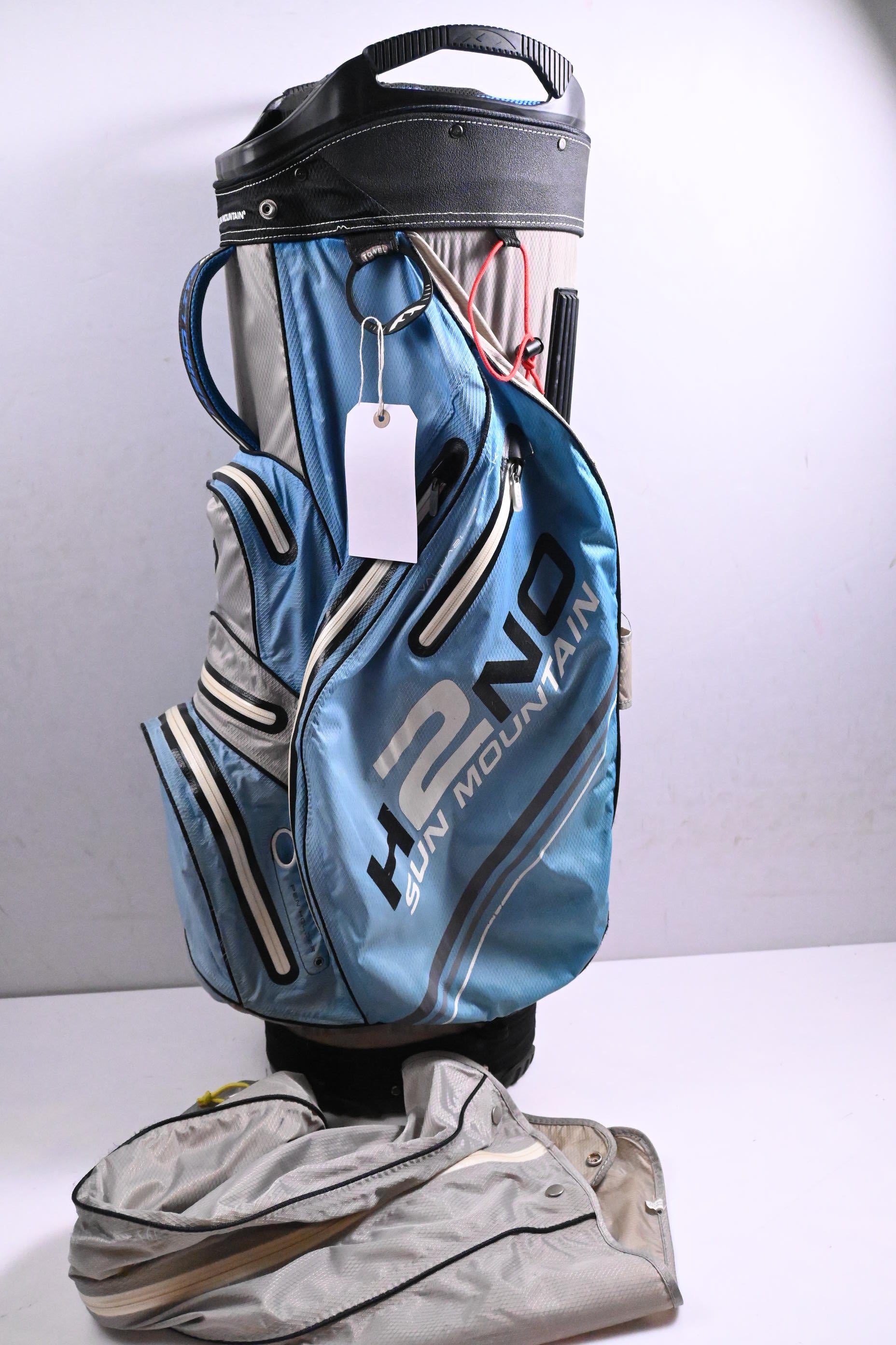 Sun Mountain H2NO Cart Bag / 14-Way Divider / Blue, Grey