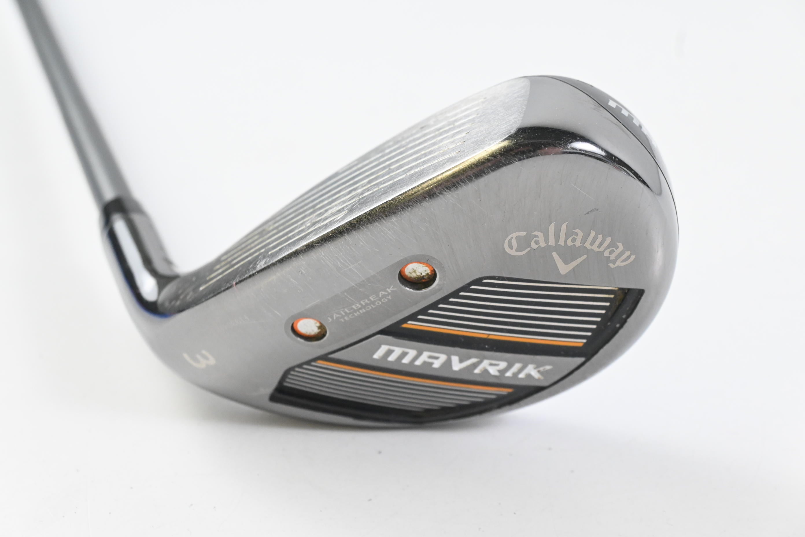 Left Hand Callaway Mavrik #3 Hybrid / 18 Degree / Regular Flex Catalyst 65 Shaft