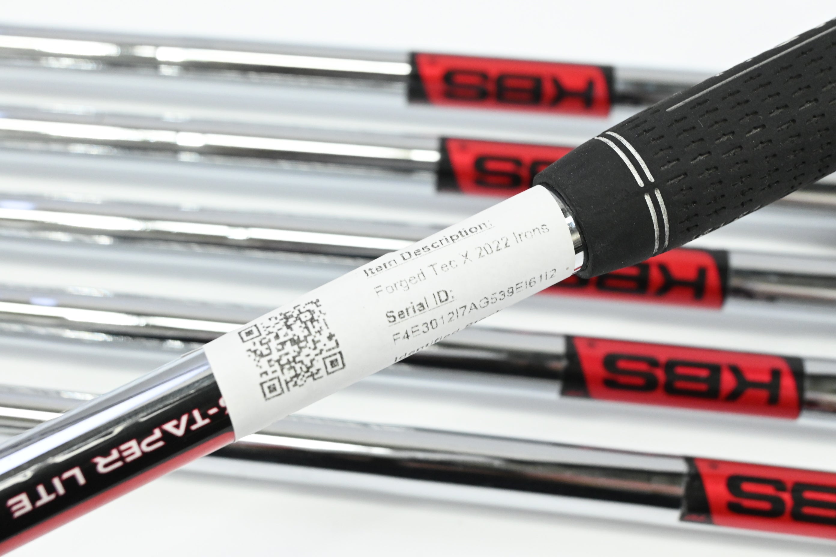 Cobra Forged Tec X 2022 Irons / 5-PW / Stiff Flex KBS $-Taper Lite Shafts