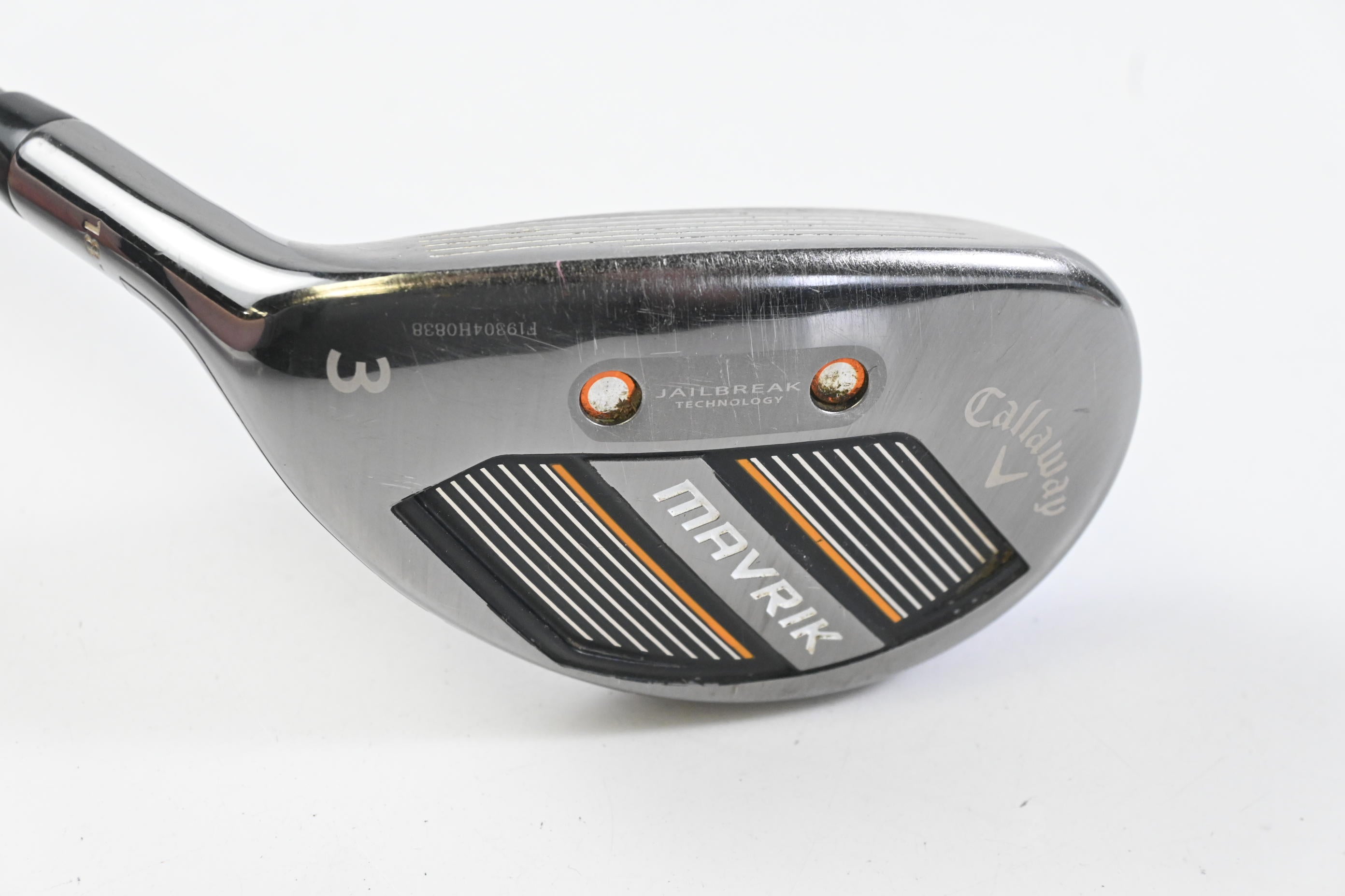 Left Hand Callaway Mavrik #3 Hybrid / 18 Degree / Regular Flex Catalyst 65 Shaft