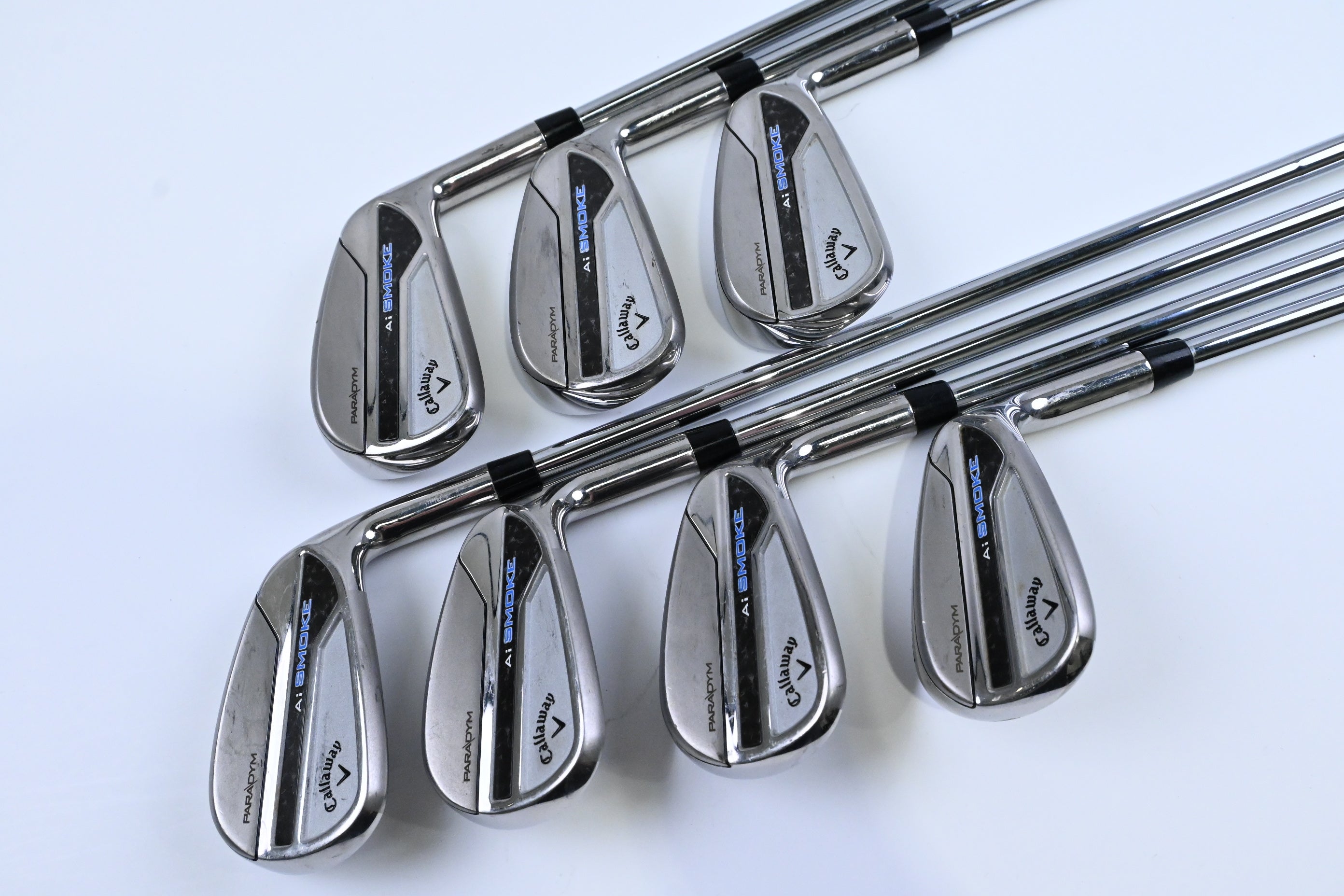 Callaway Paradym Ai Smoke Irons / 5-PW+SW / Regular Flex Elevate MPH 95 Shafts