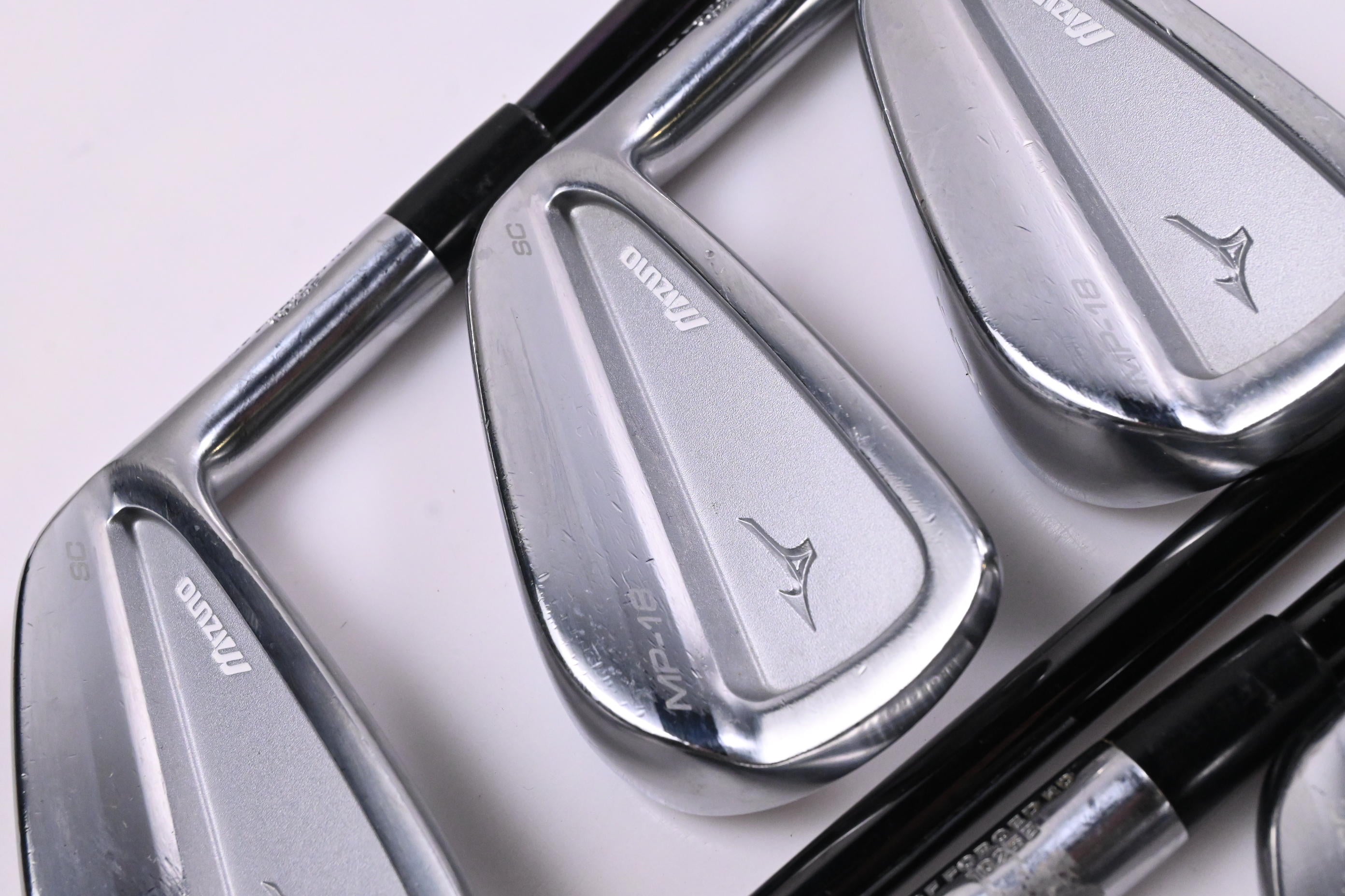 Mizuno MP-18 SC Irons / 4-PW / Stiff Flex KBS $-Taper 120 Shafts