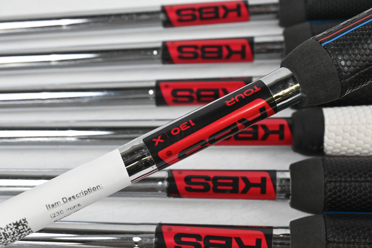 Ping i230 Irons / 4-PW+GW / Black Dot / X-Flex KBS Tour 130 Shafts
