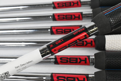 Ping i230 Irons / 4-PW+GW / Black Dot / X-Flex KBS Tour 130 Shafts