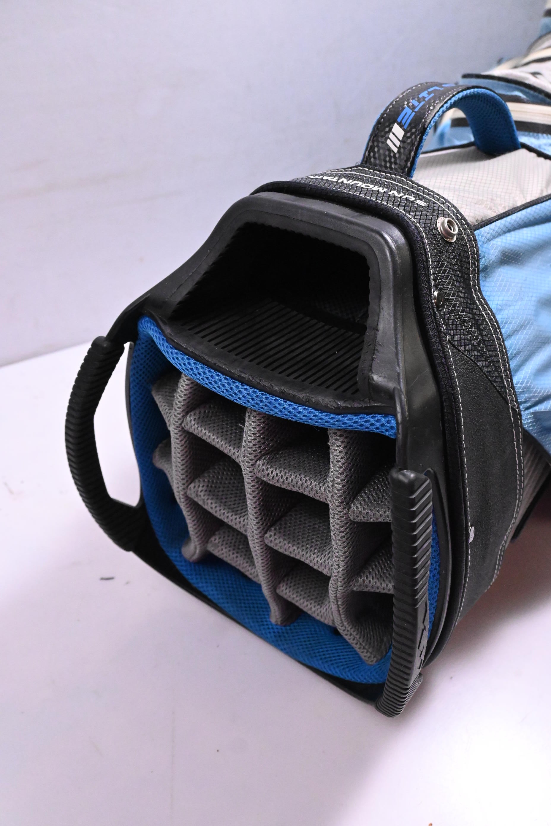 Sun Mountain H2NO Cart Bag / 14-Way Divider / Blue, Grey