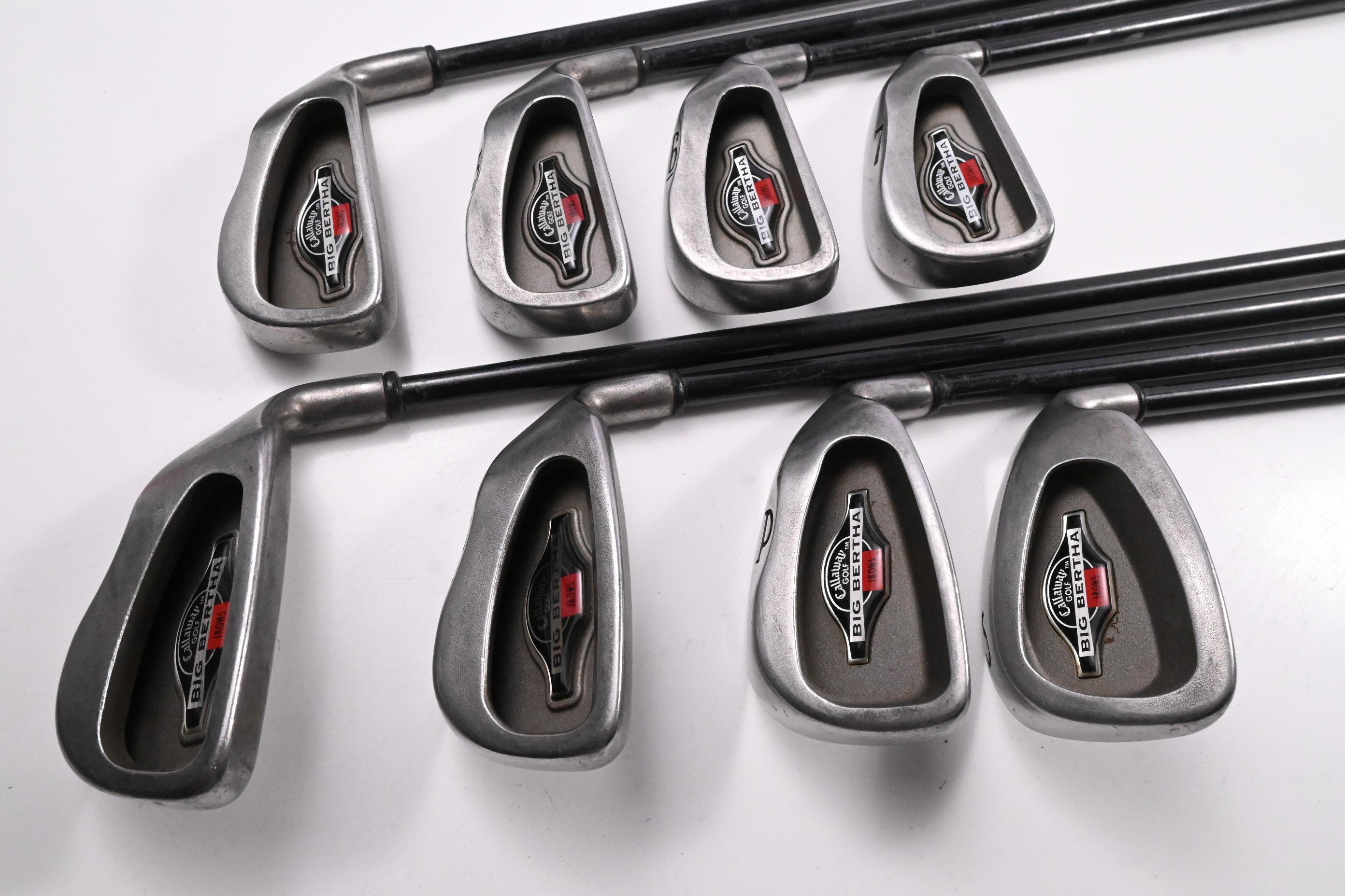 Callaway Big Bertha 1996 Irons / 4-PW+SW / Firm Flex Callaway RCH 96 Shafts