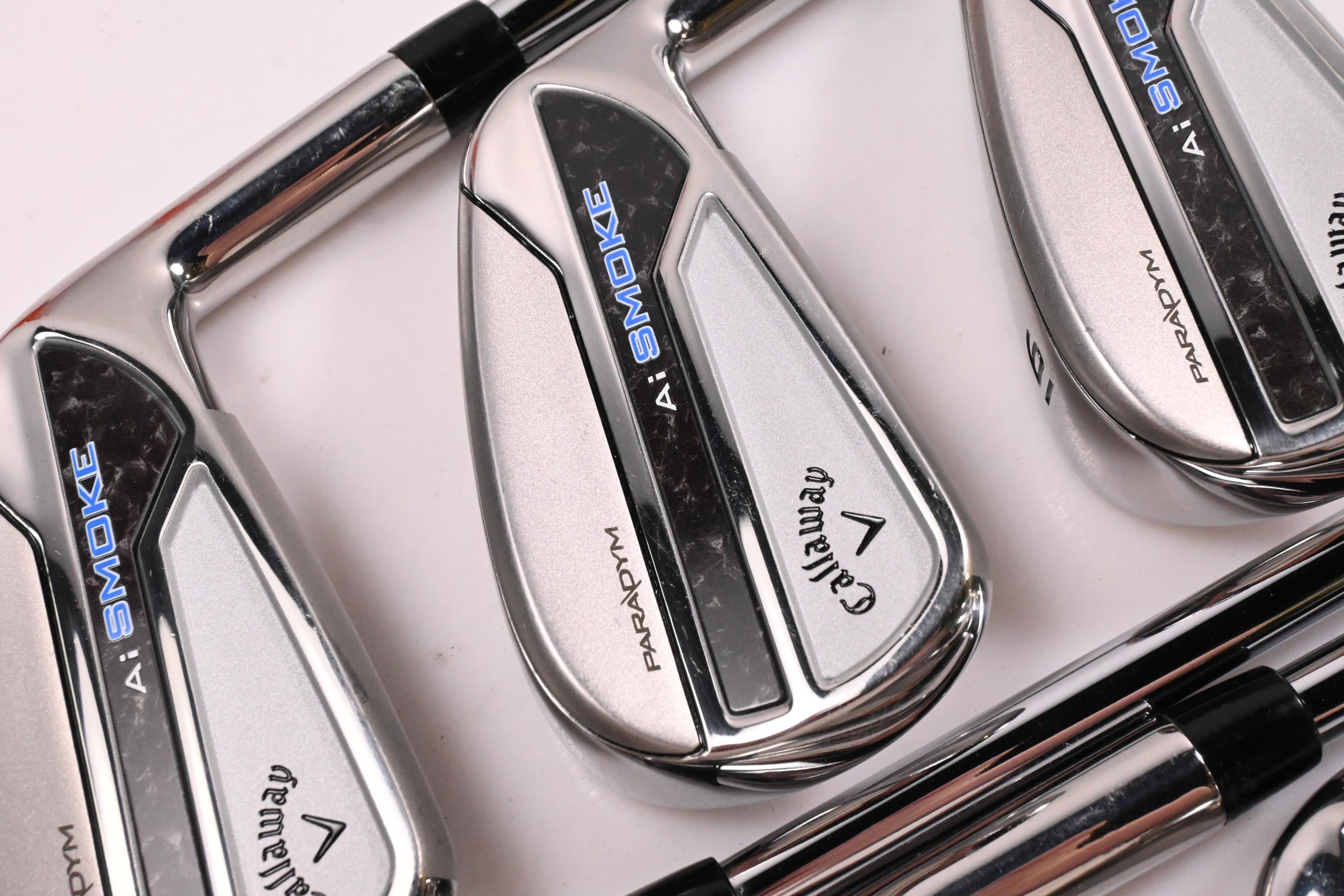 Callaway Paradym Ai Smoke Irons / 4-PW / Stiff Flex Elevate MPH 95 Shafts