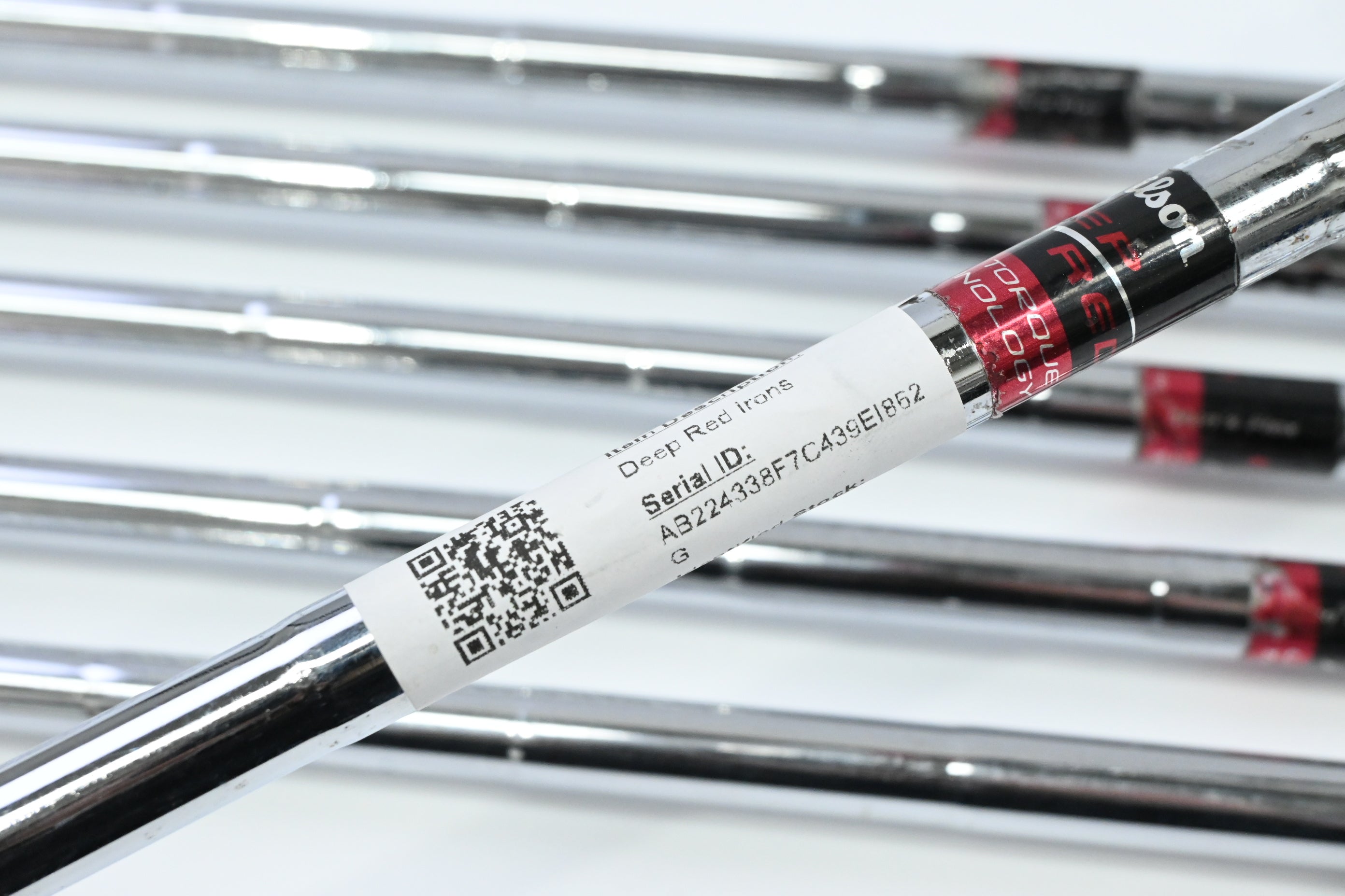 Wilson Deep Red Irons / 5-PW / Regular Flex Wilson Deep Red Shafts