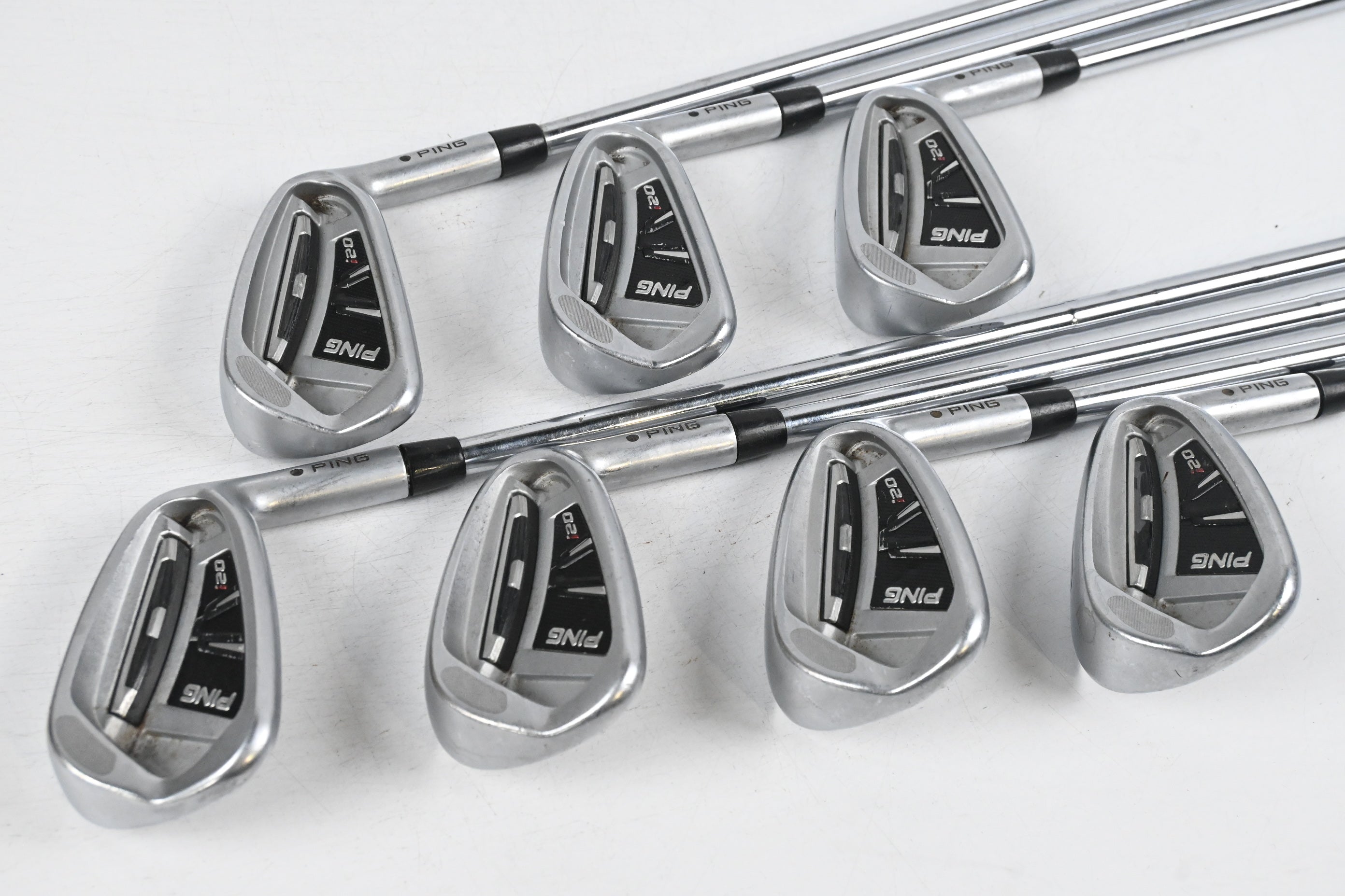 Ping i20 Irons / 5-PW+GW / Black Dot / Regular Flex Ping CFS Shafts