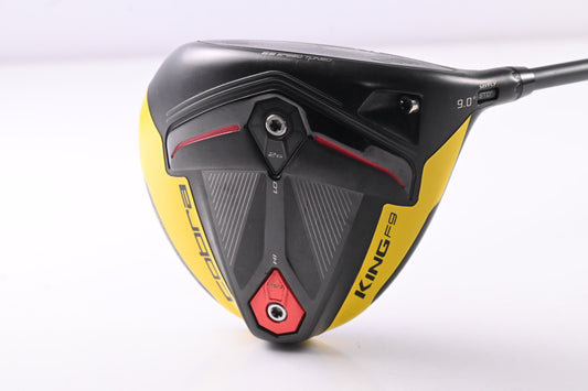 Cobra King F9 Driver / 9 Degree / Stiff Flex HZRDUS Smoke Black 60 Shaft