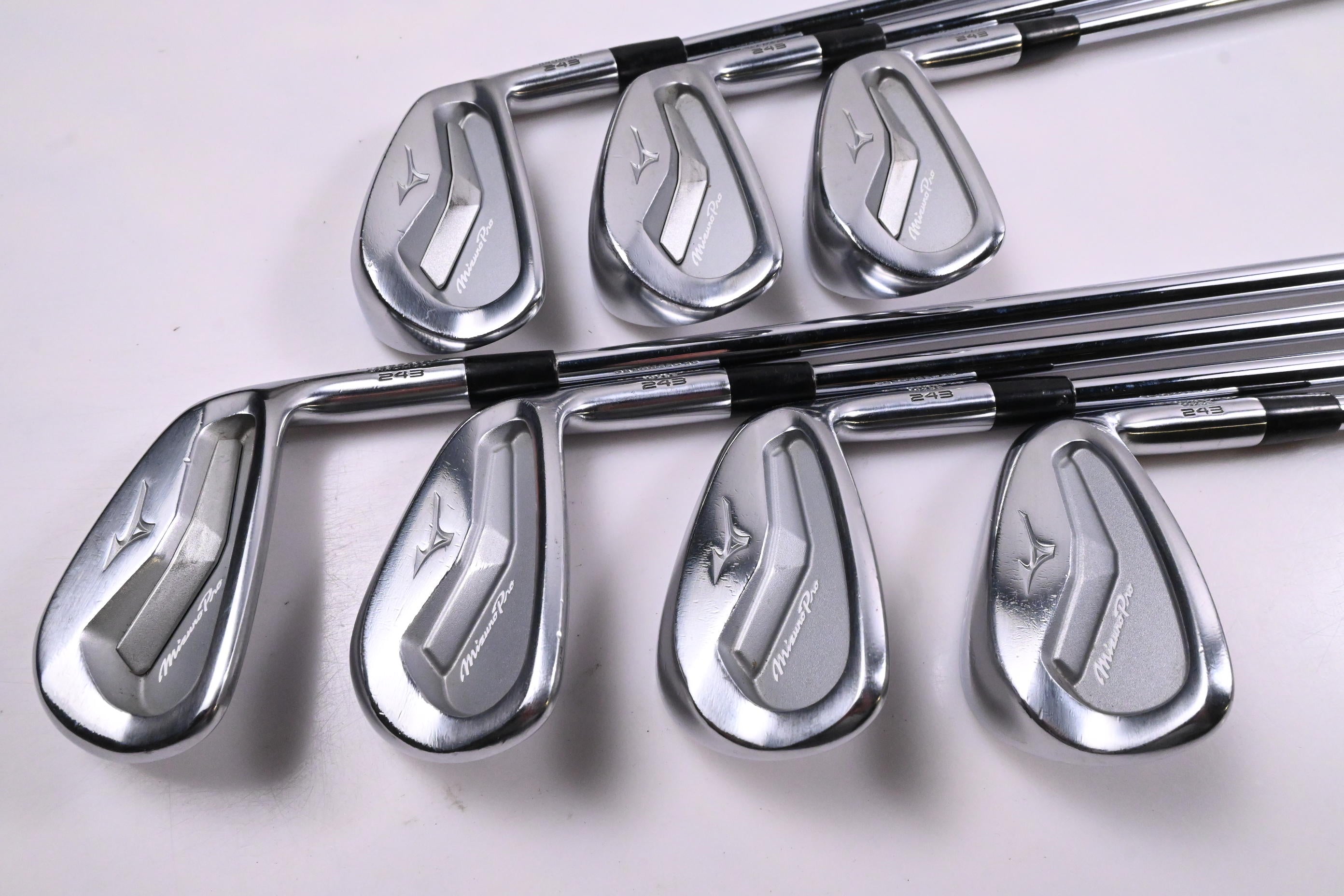 Mizuno Pro 243 Irons / 4-PW / Stiff Flex Project X LZ 120 Shafts