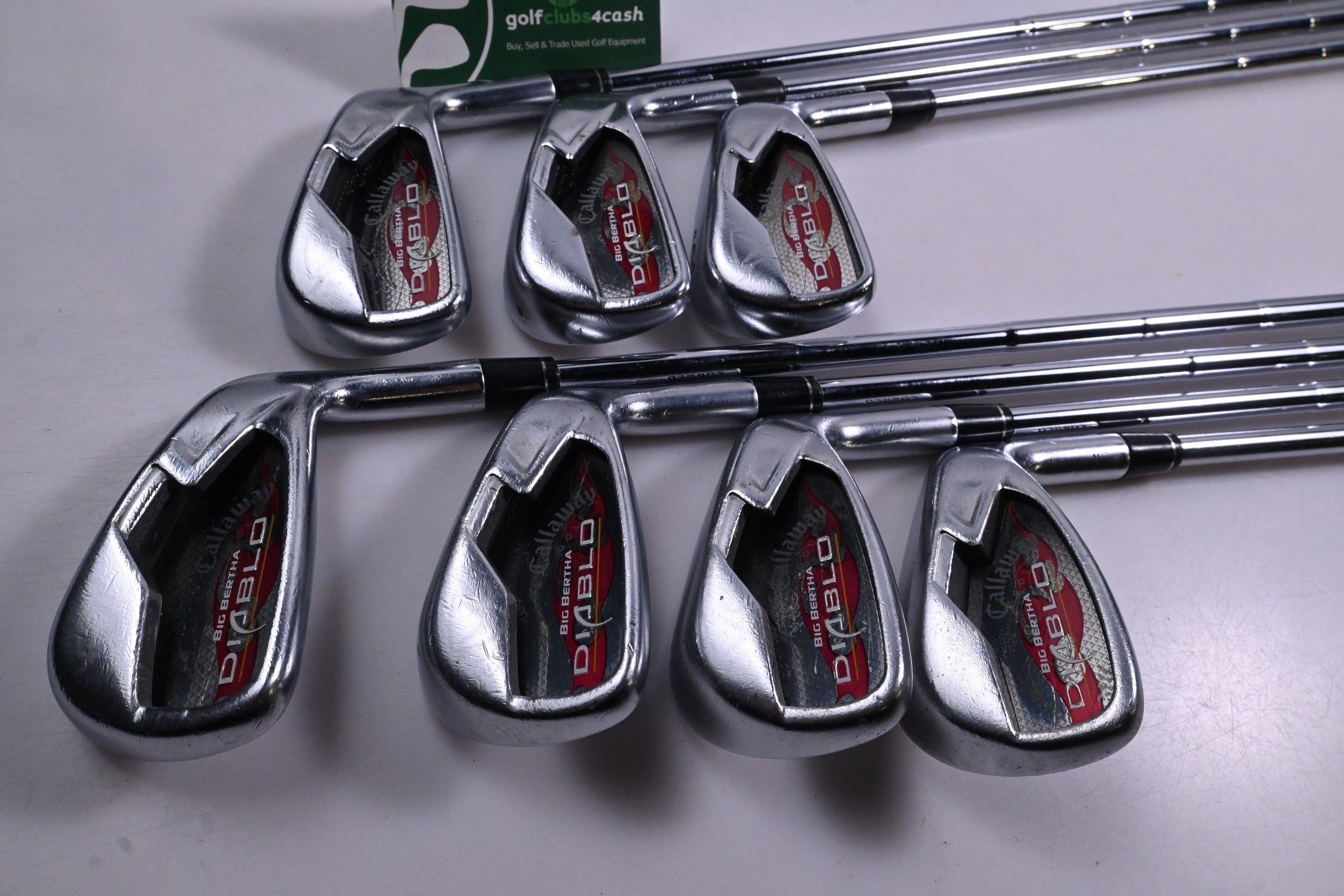 Callaway Diablo Forged Irons / 4-PW / Stiff Flex Steel Shafts