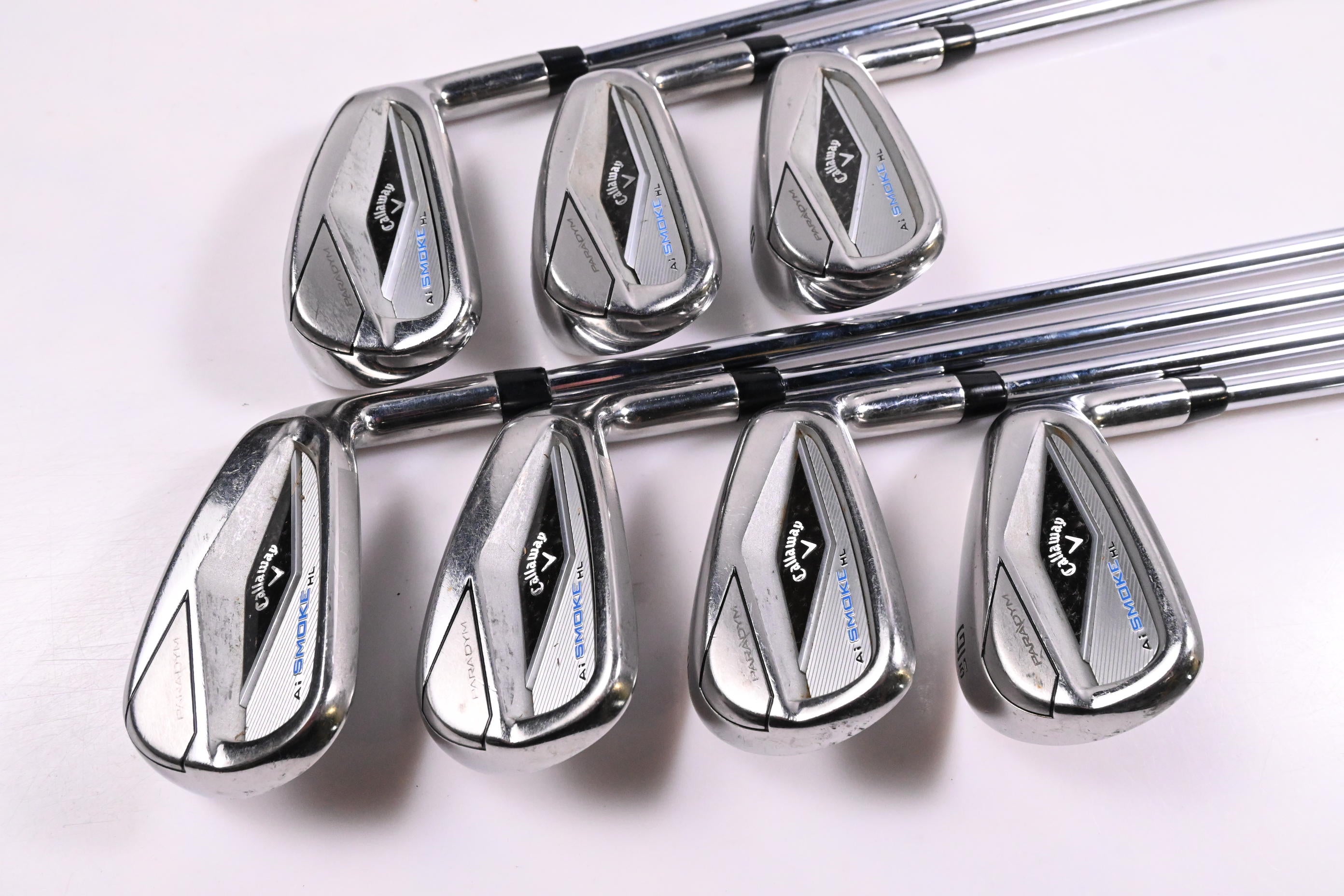 Callaway Paradym Ai Smoke HL Irons / 6-PW+AW+GW / Regular Flex Elevate MPH 85