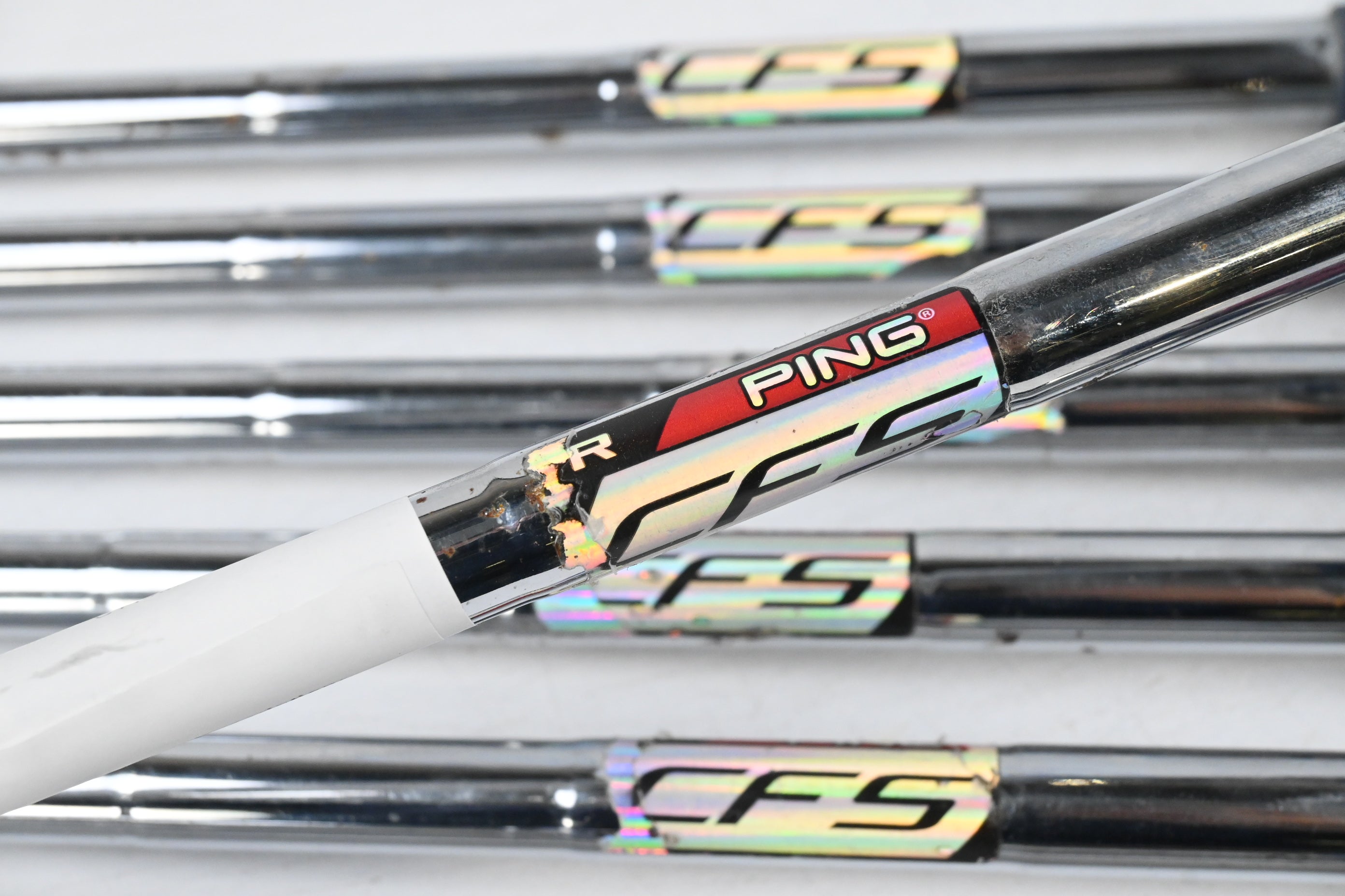 Ping i20 Irons / 5-PW+GW / Black Dot / Regular Flex Ping CFS Shafts