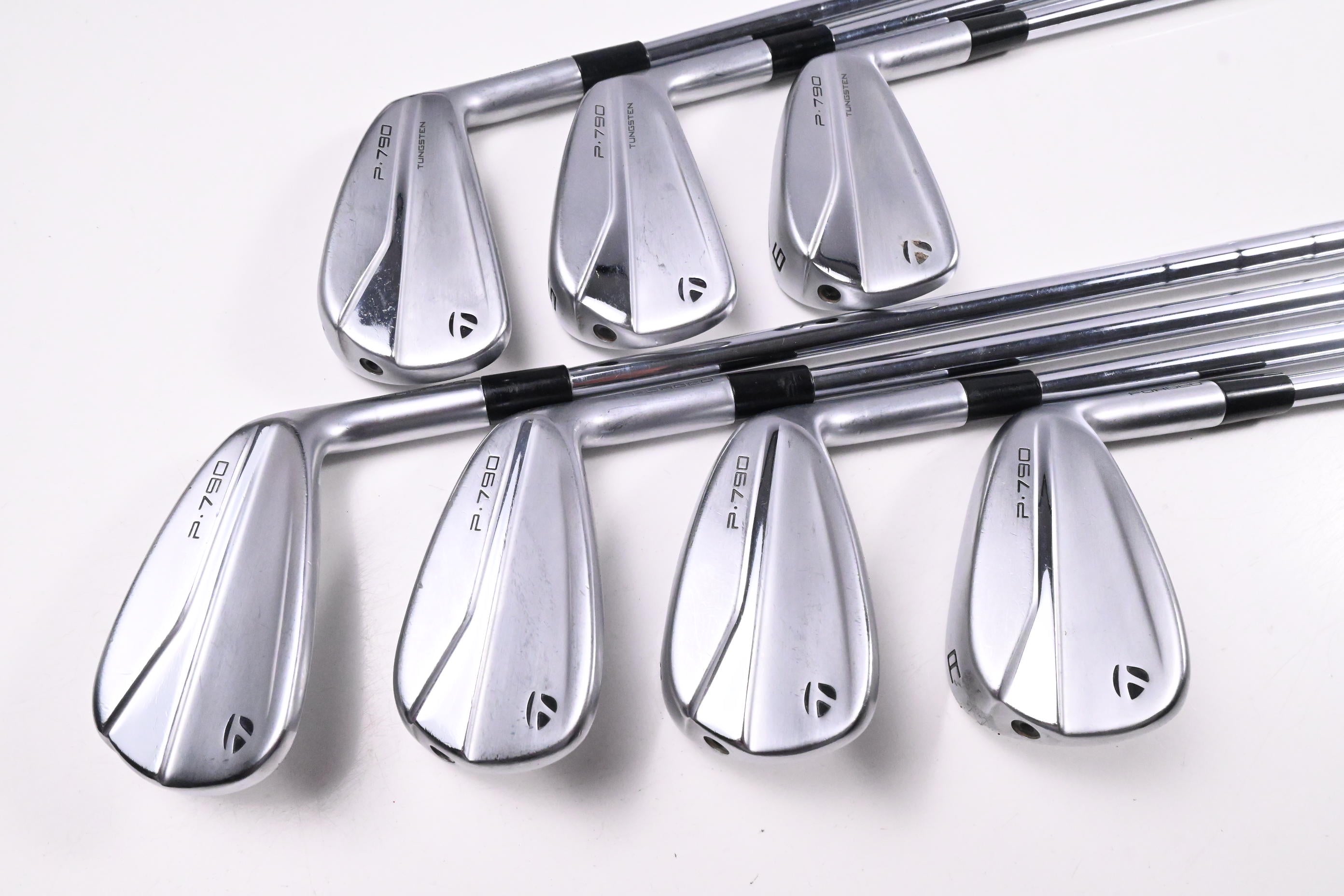 Taylormade P790 2021 Irons / 4-PW+GW / Stiff Flex DG 105 S300 Shafts / No 7 Iron