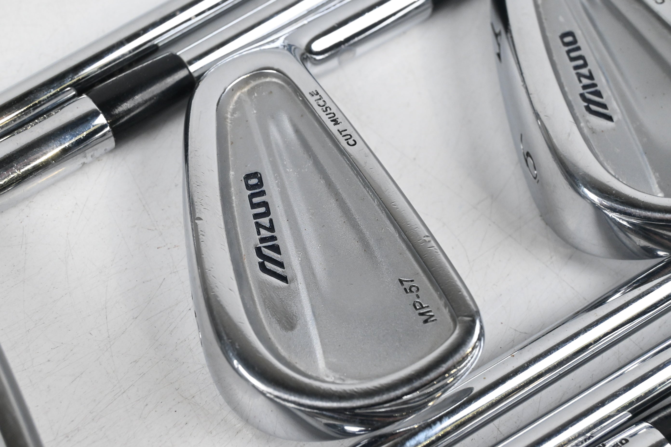 Mizuno MP-57 Irons / 3-PW / Regular Flex Dynamic Gold R300 Shafts