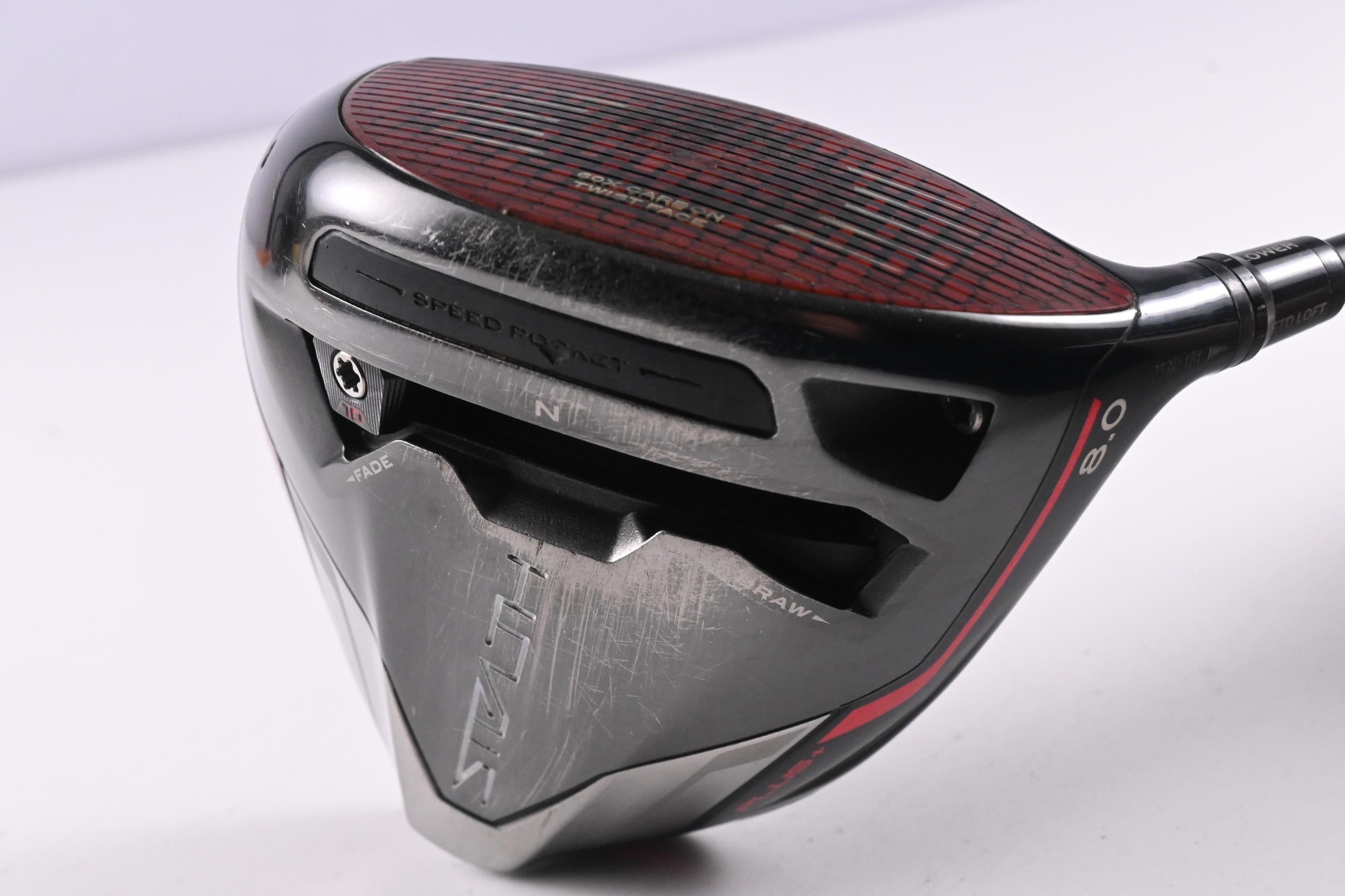 Taylormade Stealth Plus Driver / 8 Degree / X-Flex Aldila Rogue Silver 60 Shaft