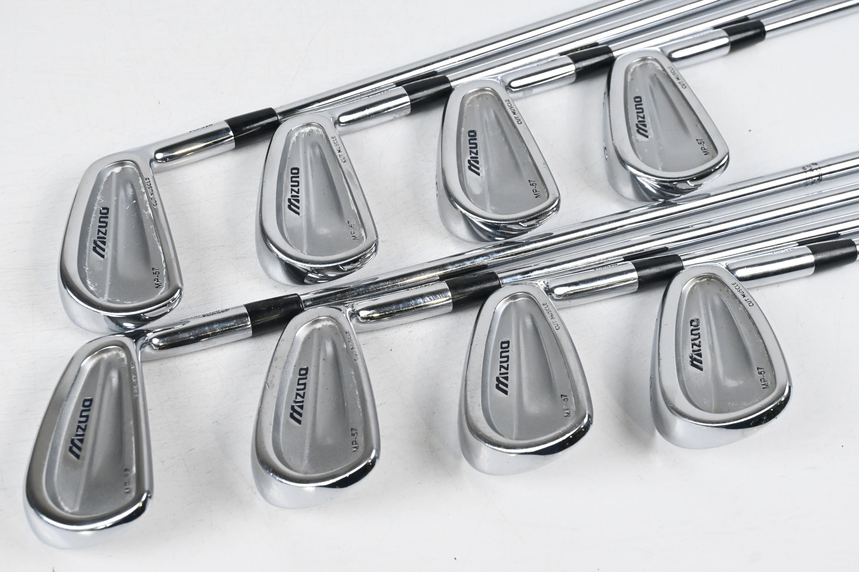 Mizuno MP-57 Irons / 3-PW / Regular Flex Dynamic Gold R300 Shafts
