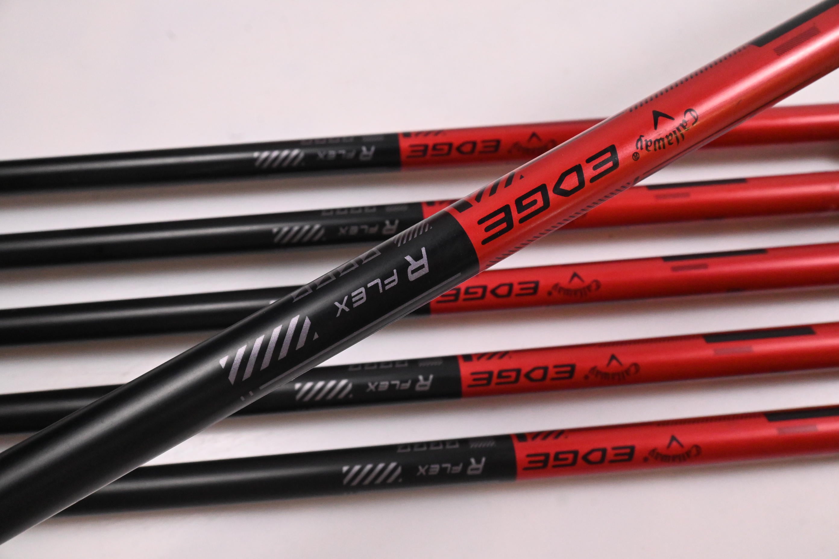 Callaway Edge Red Irons / 7-PW+GW+SW / Regular Flex Callaway Shafts