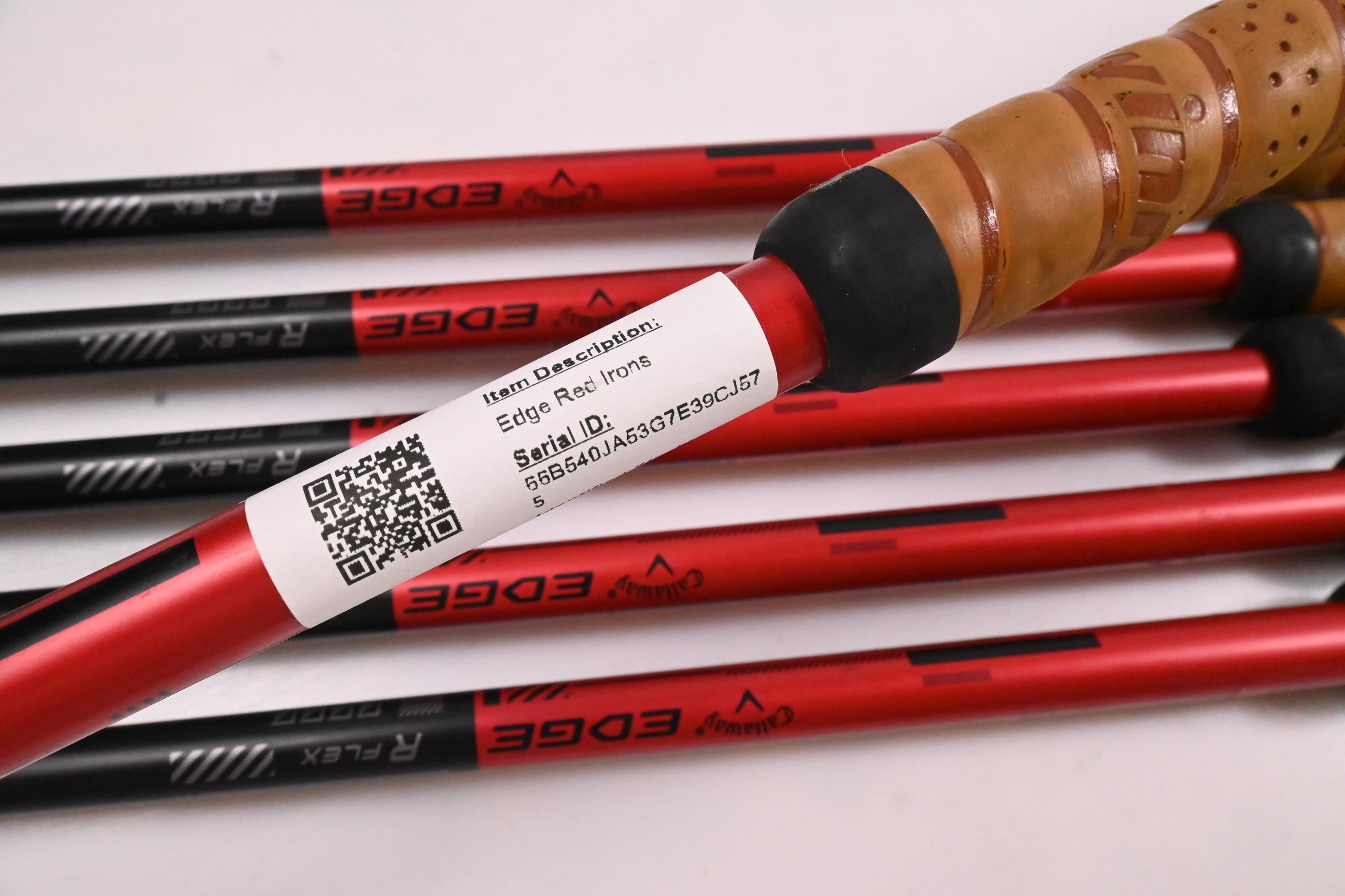 Callaway Edge Red Irons / 7-PW+GW+SW / Regular Flex Callaway Shafts