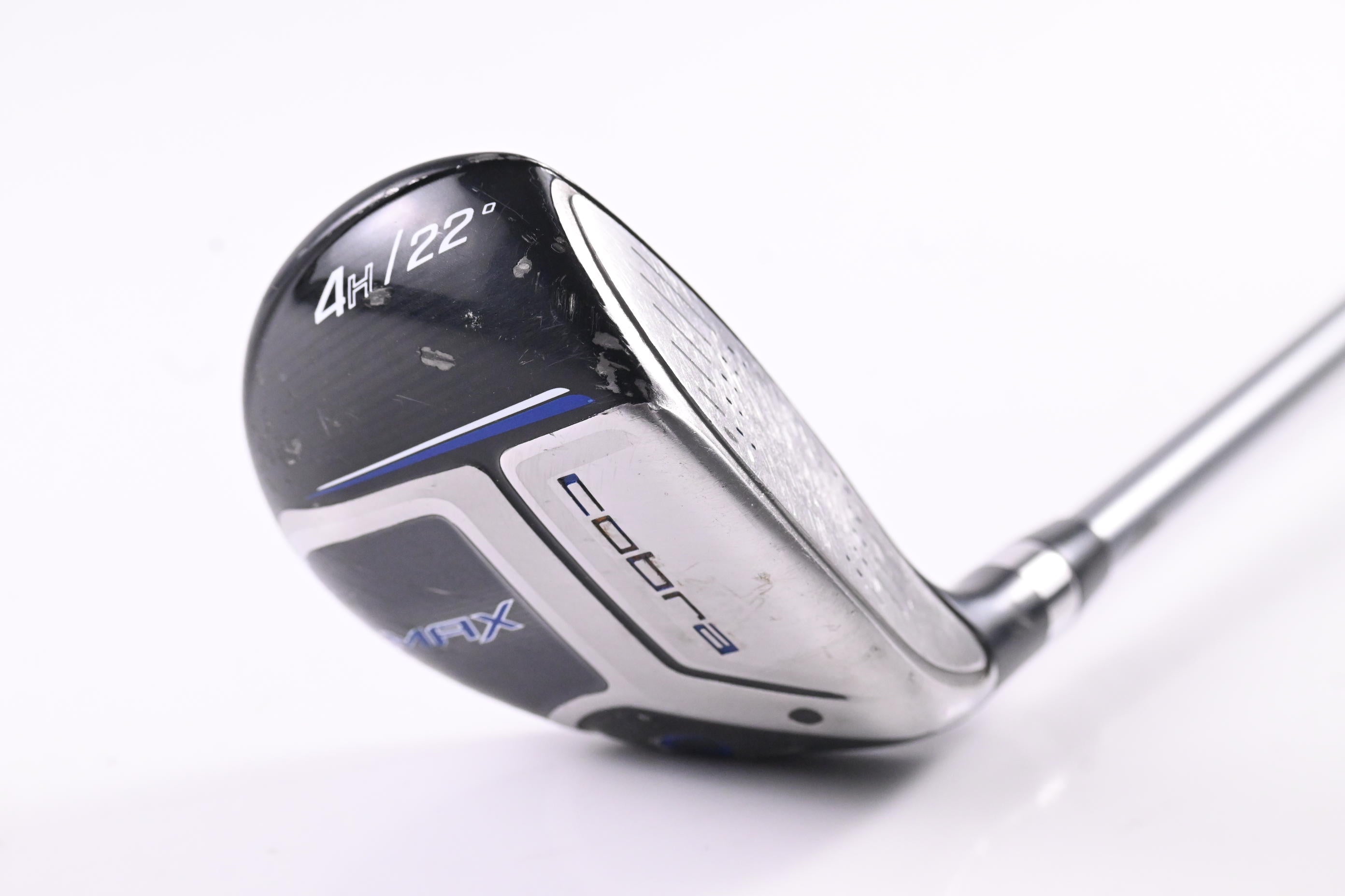 Cobra Max #4 Hybrid / 22 Degree / Regular Flex Matrix MFS White Tie 58 Shaft