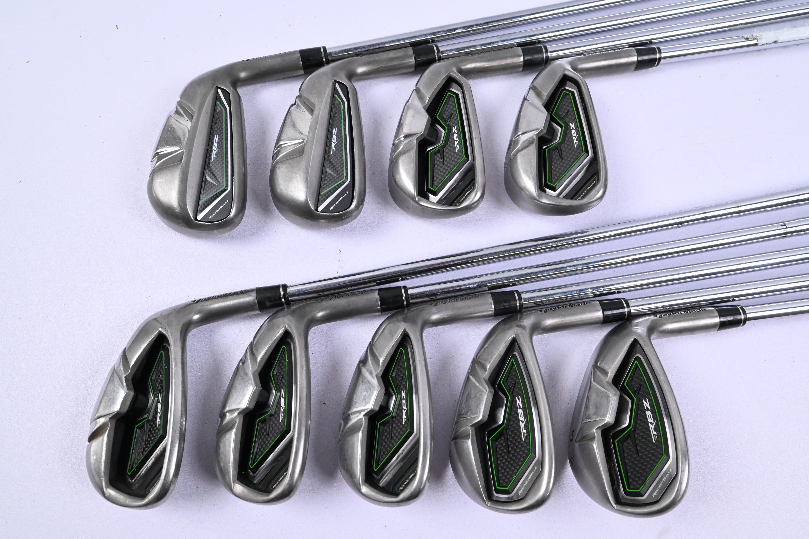 Taylormade RBZ Irons / 4-PW+GW+SW / Regular Flex Taylormade RBZ Shafts