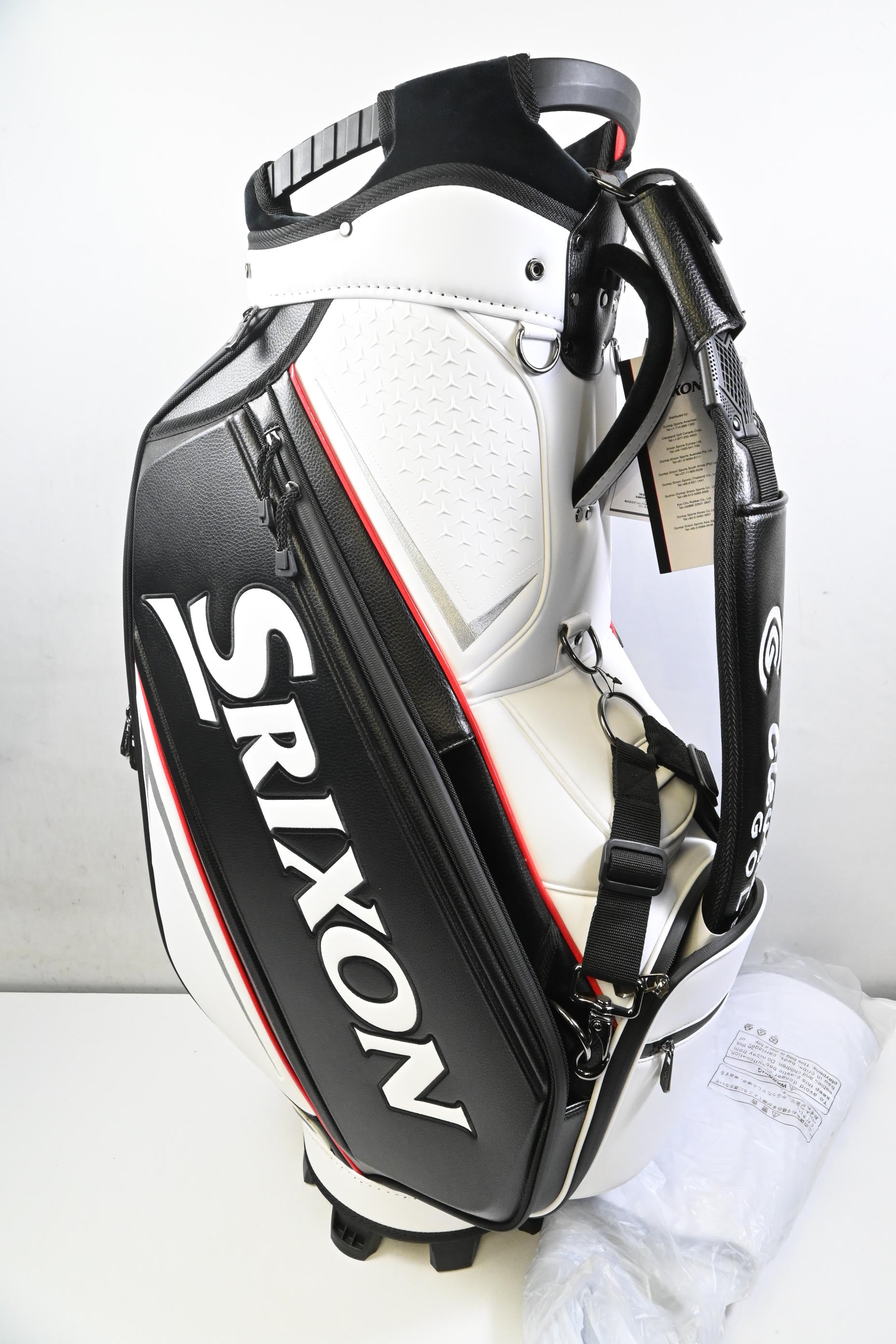 Srixon SRX Tour Bag / 5-Way Divider / Black, White, Red