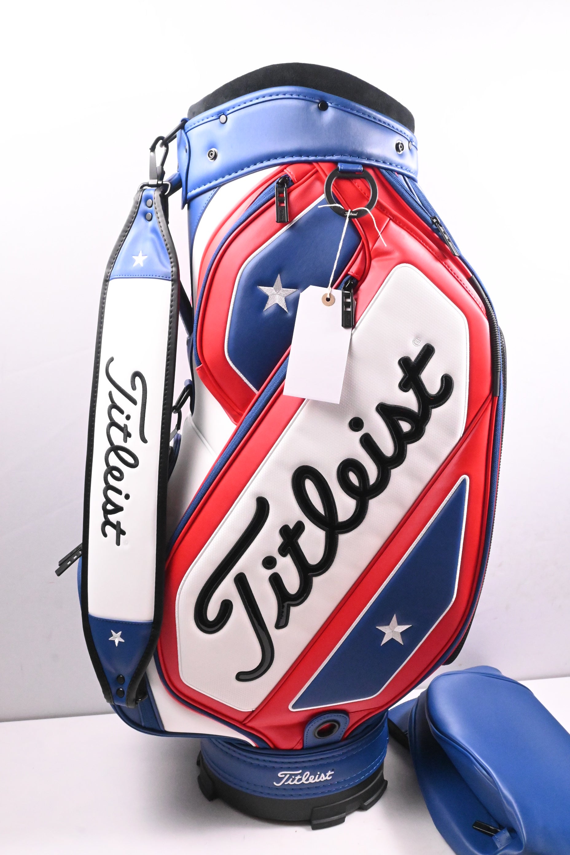 Titleist Tour Bag / 6-Way Divider / White, Red, Blue