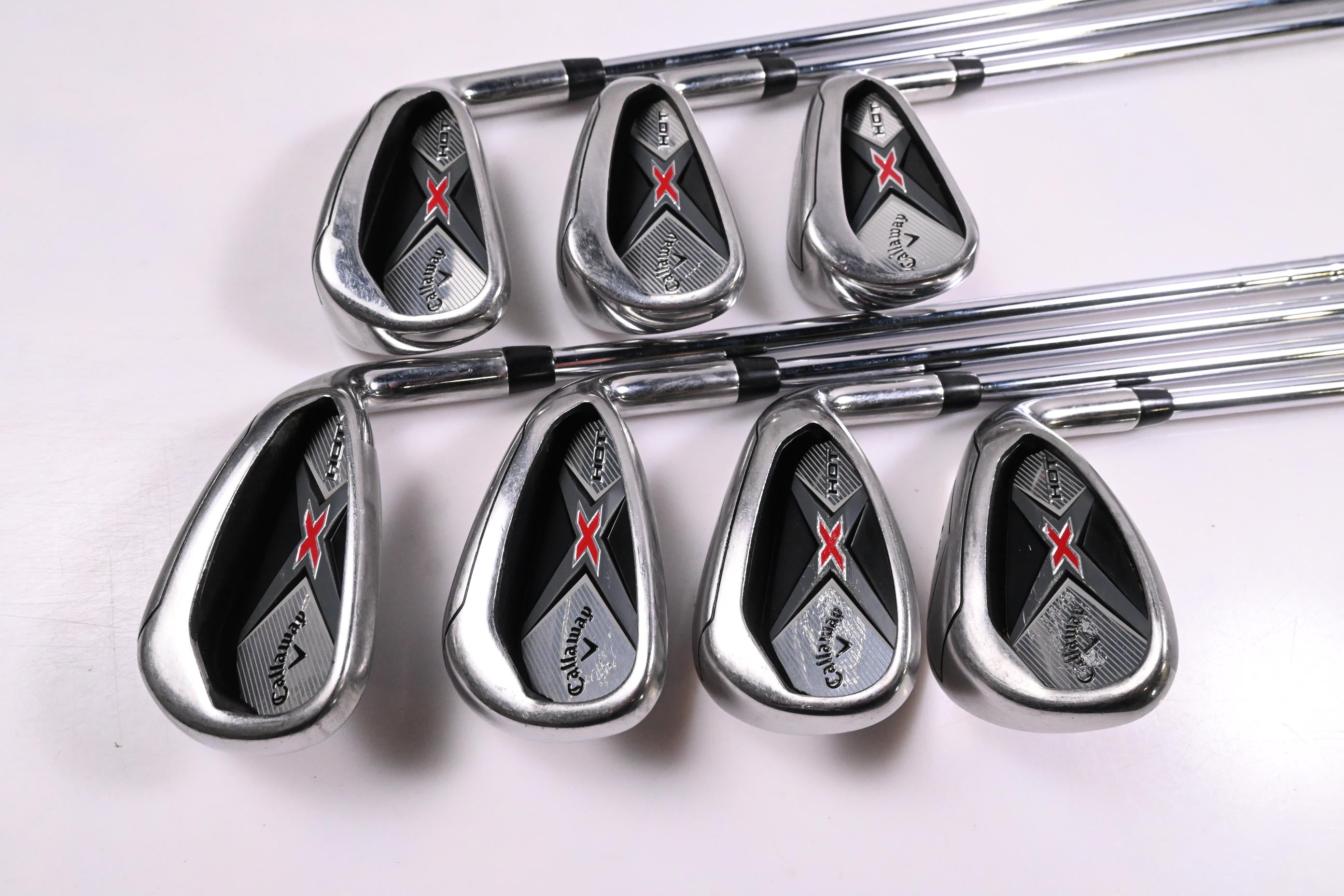 Callaway X Hot 2019 Irons / 5-PW+SW / Regular Flex XP 85 R300 Shafts