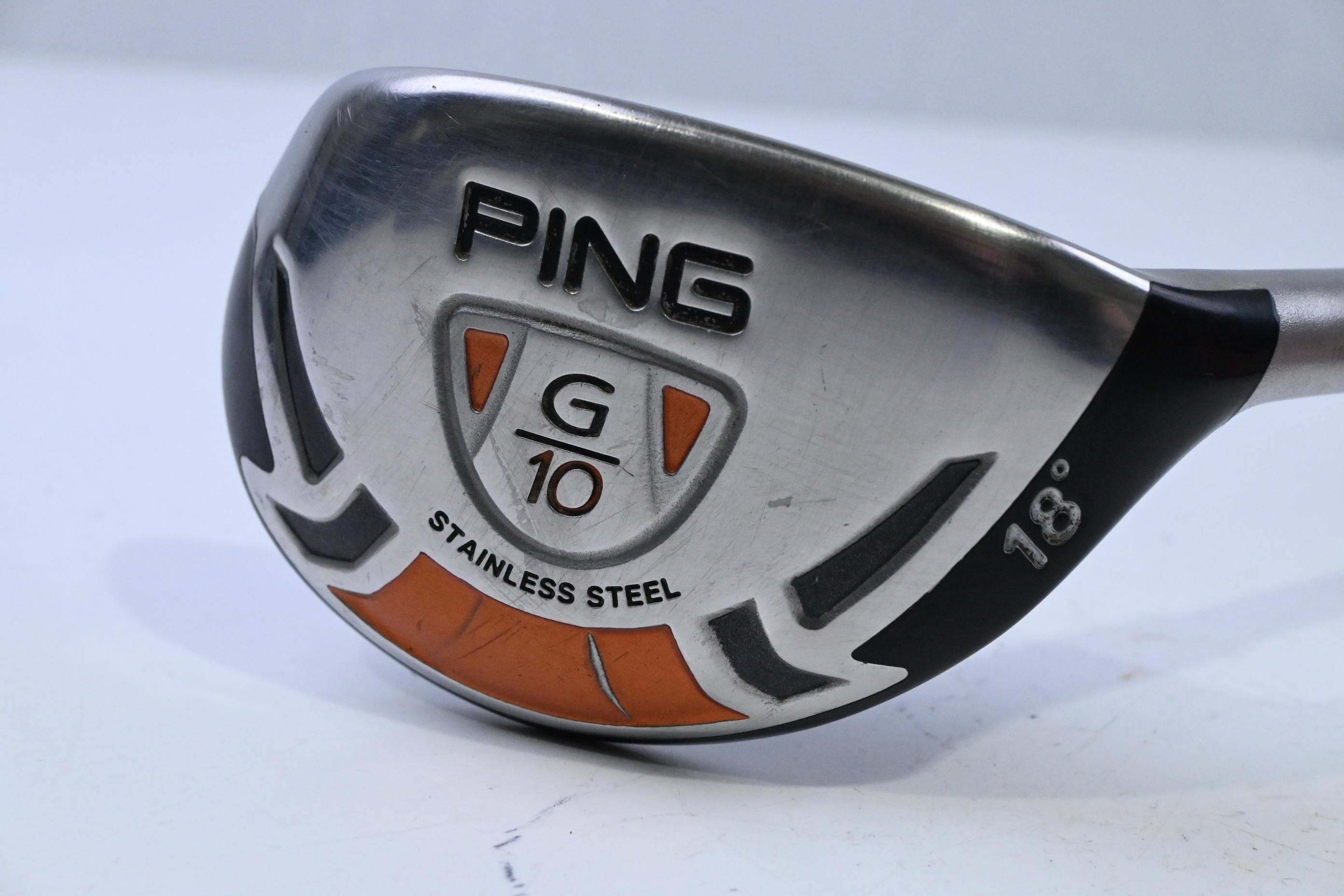 Ping G10 #2 Hybrid / 18 Degree / Stiff Flex Grafalloy Prolaunch Red