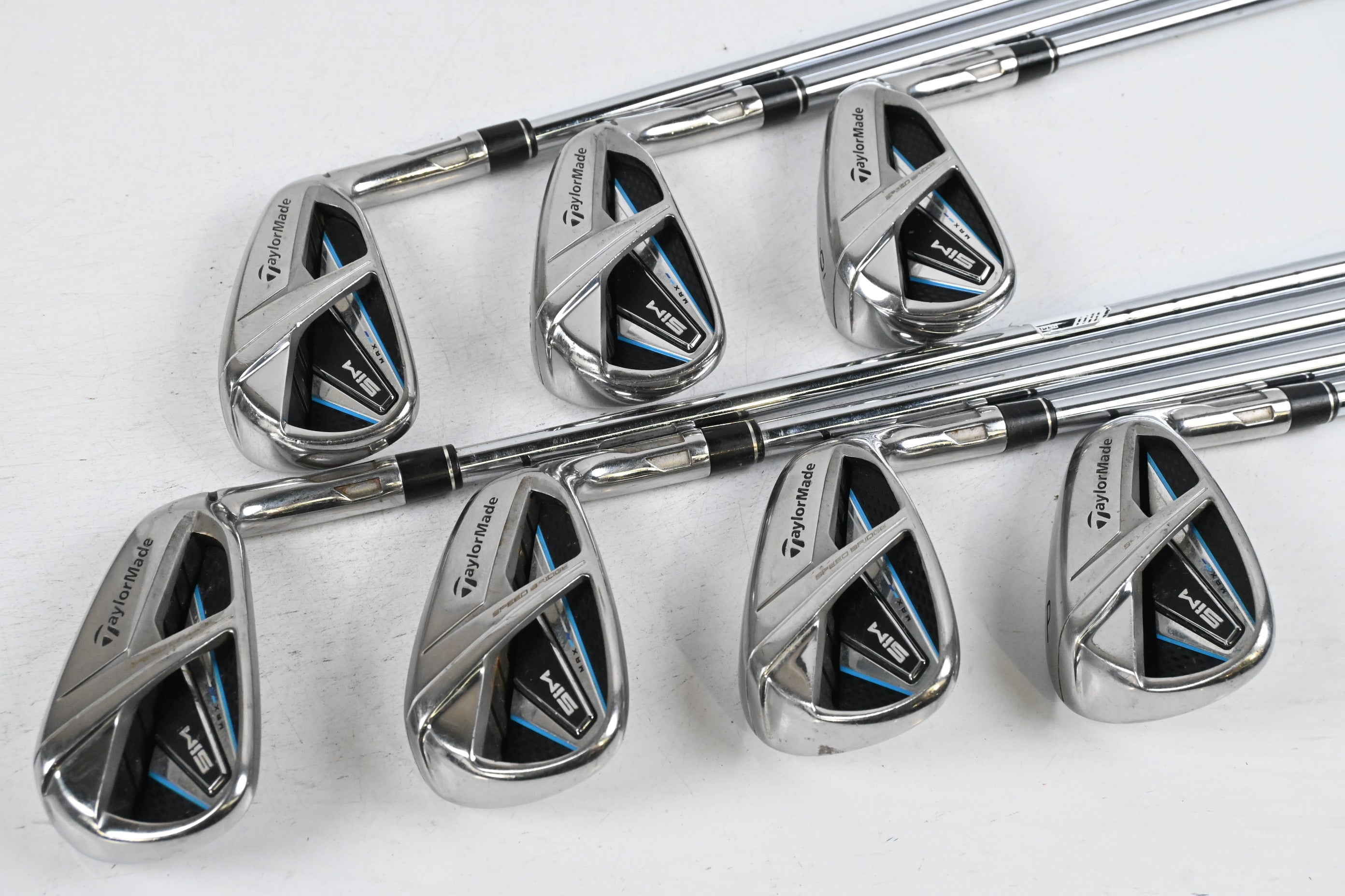 Taylormade SIM Max Irons / 4-PW / Stiff Flex KBS MAX 85 Shafts