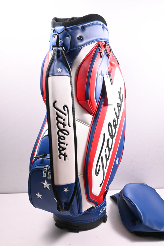Titleist Tour Bag / 6-Way Divider / White, Red, Blue