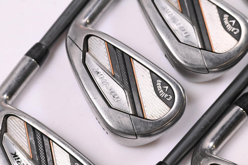 Callaway Mavrik Irons / 5-PW+GW+SW / Senior Flex Catalyst 55 Shafts