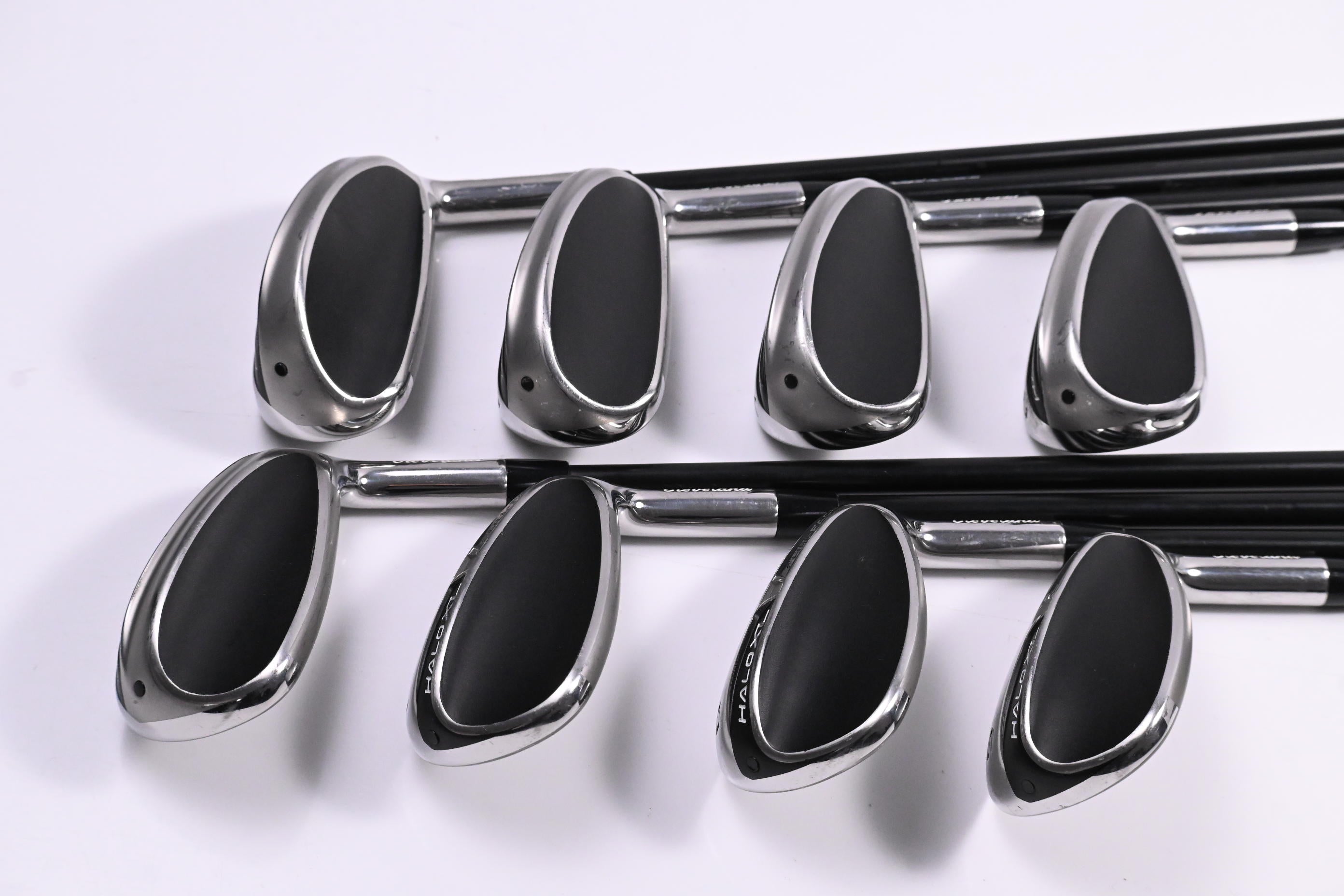 Cleveland Halo XL Full Face Irons / 5-PW+GW+SW / Regular Flex Helium Nanocore 60