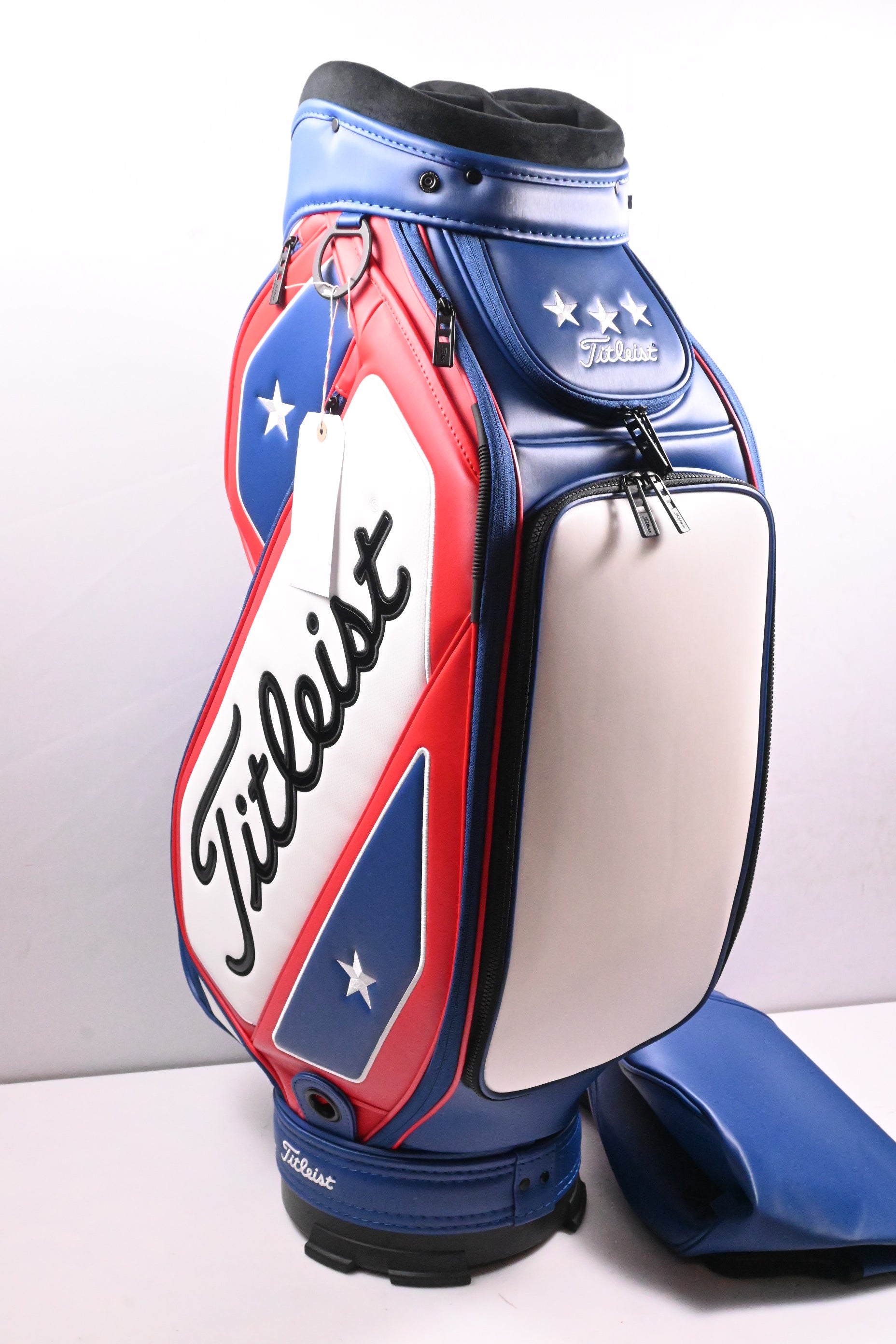 Titleist Tour Bag / 6-Way Divider / White, Red, Blue