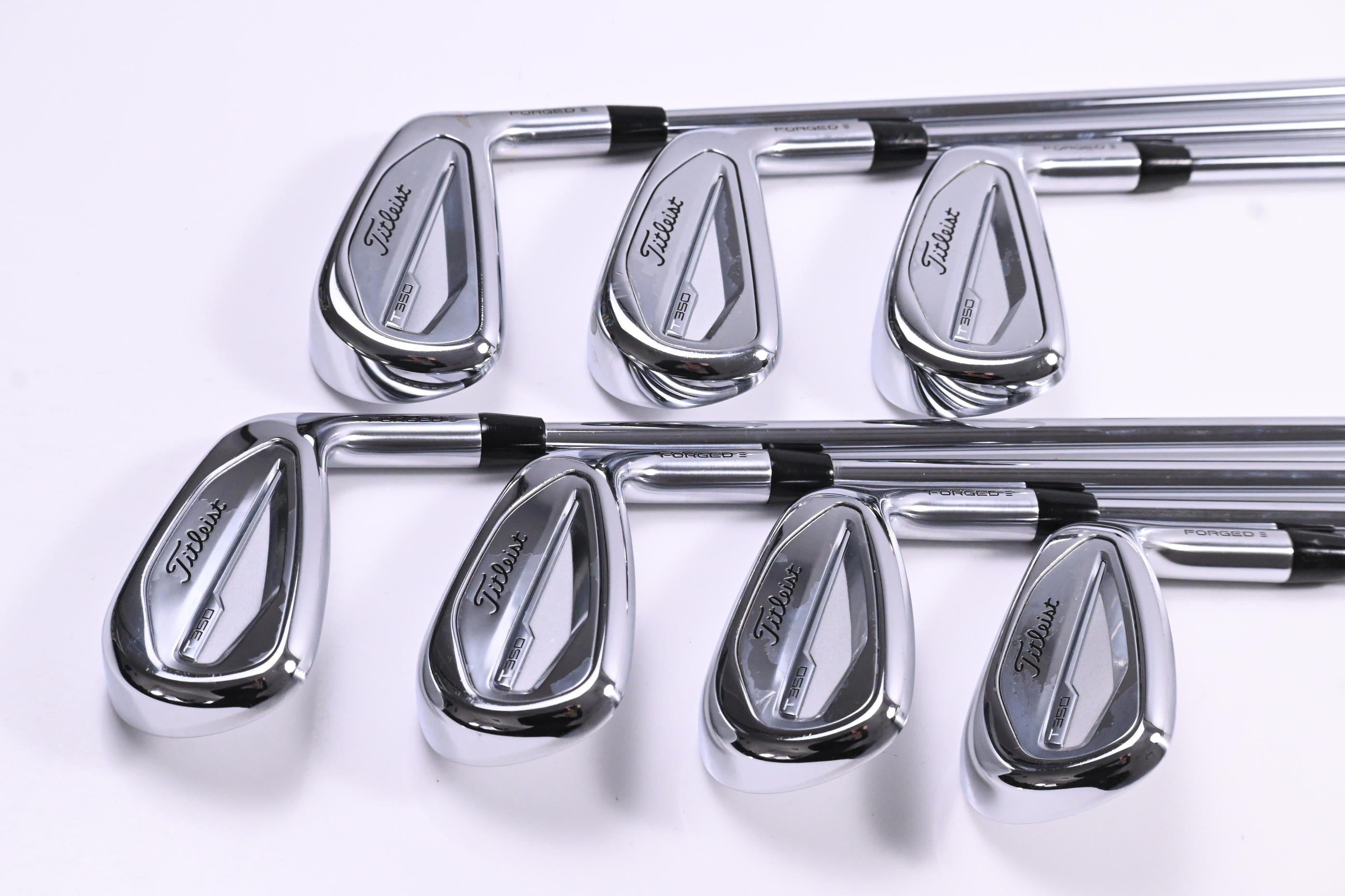 Titleist T350 Irons / 5-PW+48 / Regular Flex True Temper AMT Red R300 Shafts