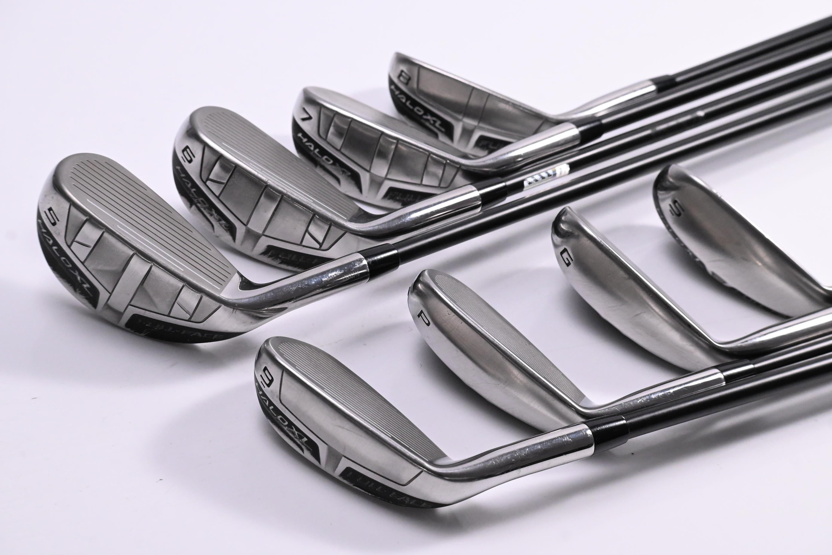 Cleveland Halo XL Full Face Irons / 5-PW+GW+SW / Regular Flex Helium Nanocore 60