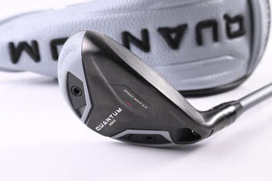 Callaway Quantum Max #5 Hybrid / 24 Degree / Regular Flex Denali Frost Silver
