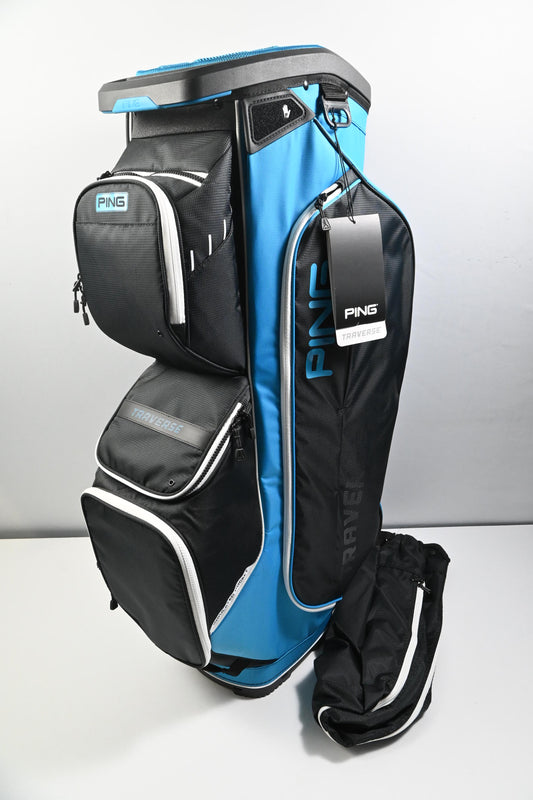 Ping Traverse Stand Bag / 14-Way Divider / Black, Blue